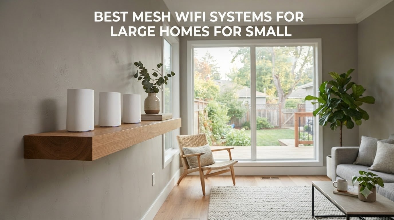 best mesh wifi systems for large homes for small