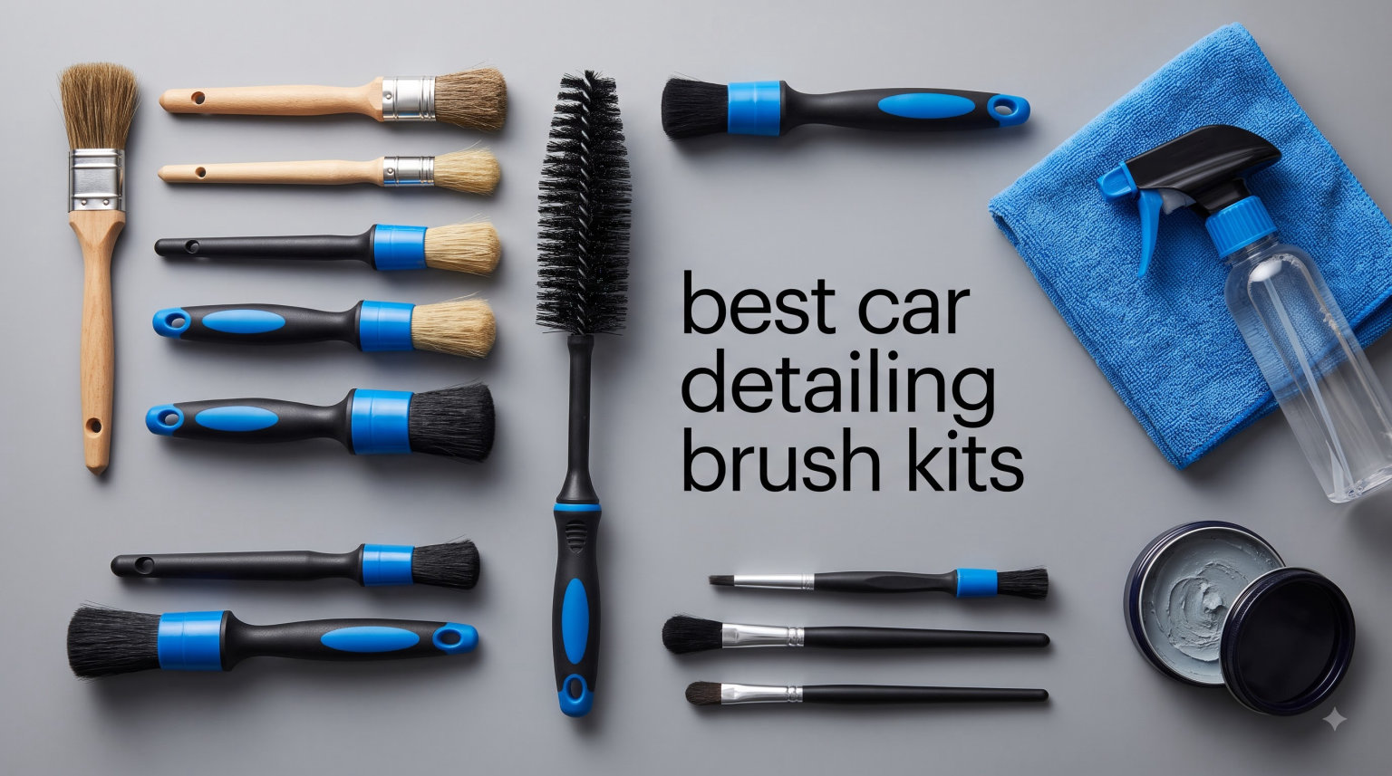best car detailing brush kits