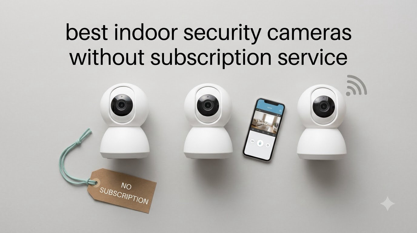 best indoor security cameras without subscription service
