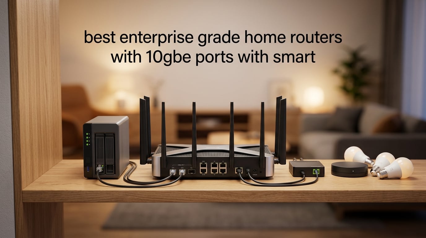best enterprise grade home routers with 10gbe ports with smart