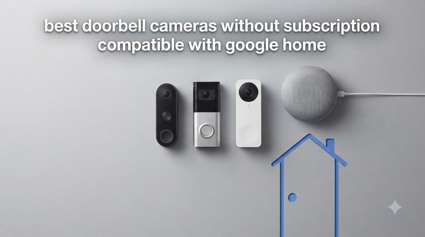 best doorbell cameras without subscription compatible with google home