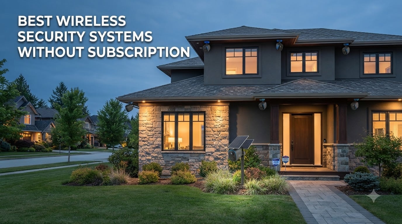 best wireless security systems without subscription