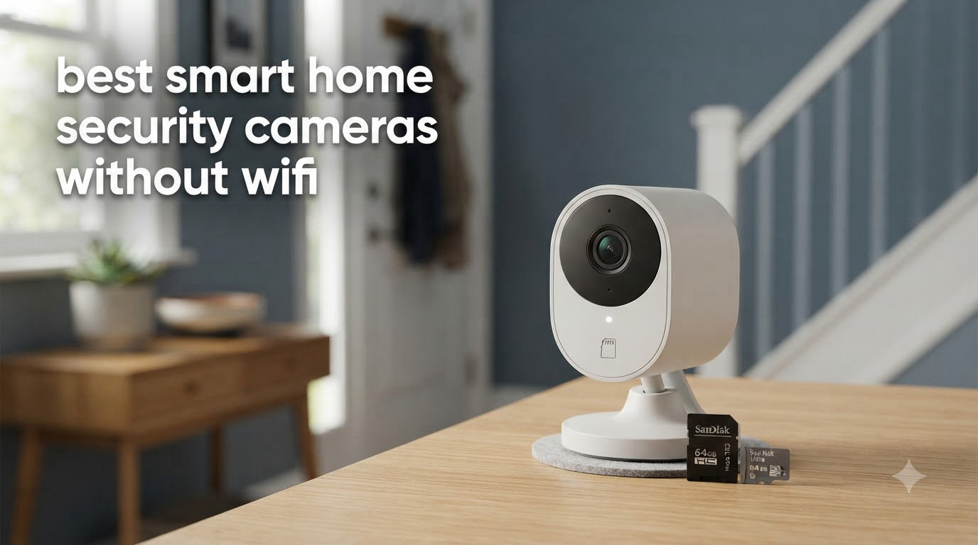best smart home security cameras without wifi