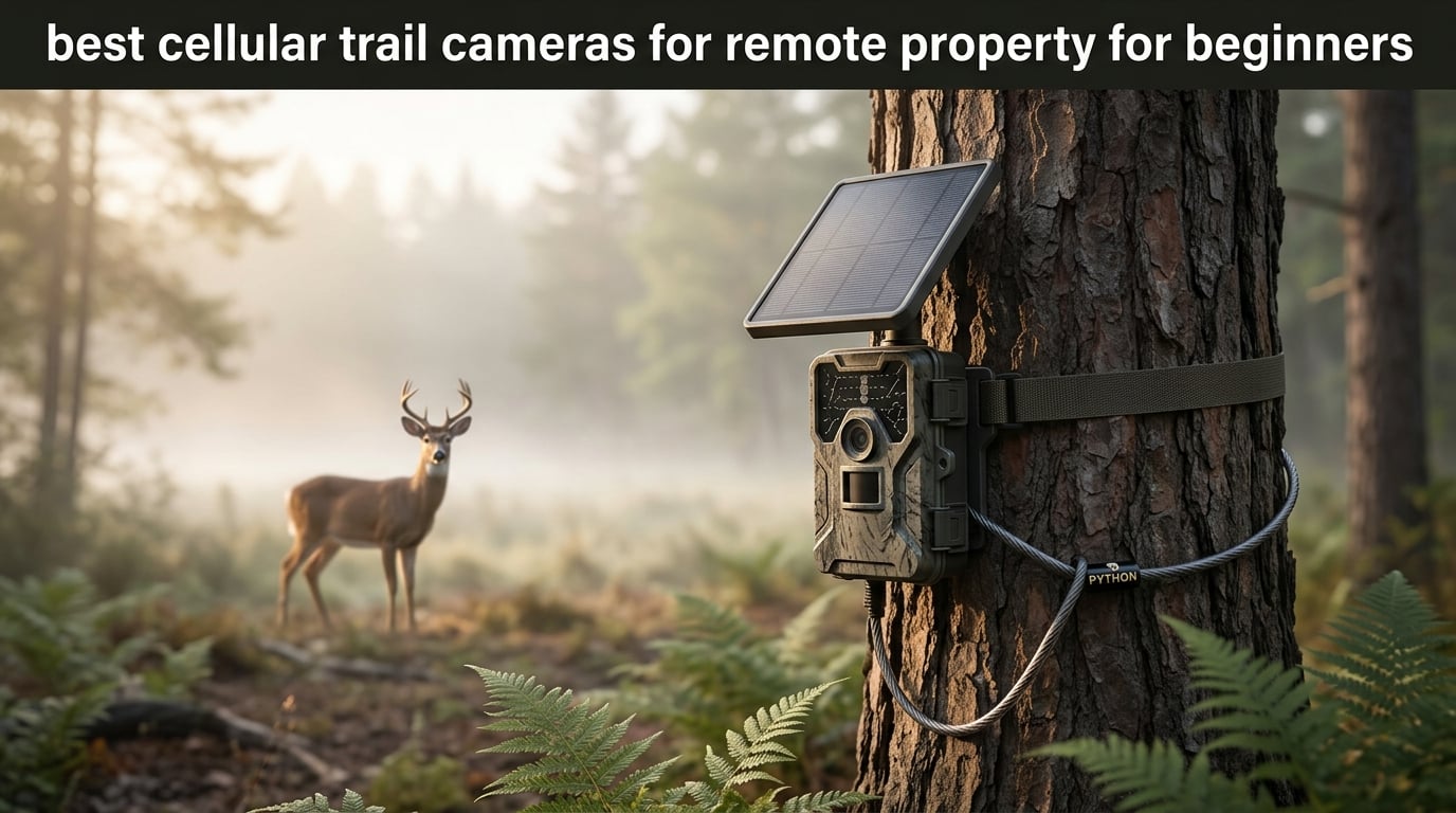 best cellular trail cameras for remote property for beginners