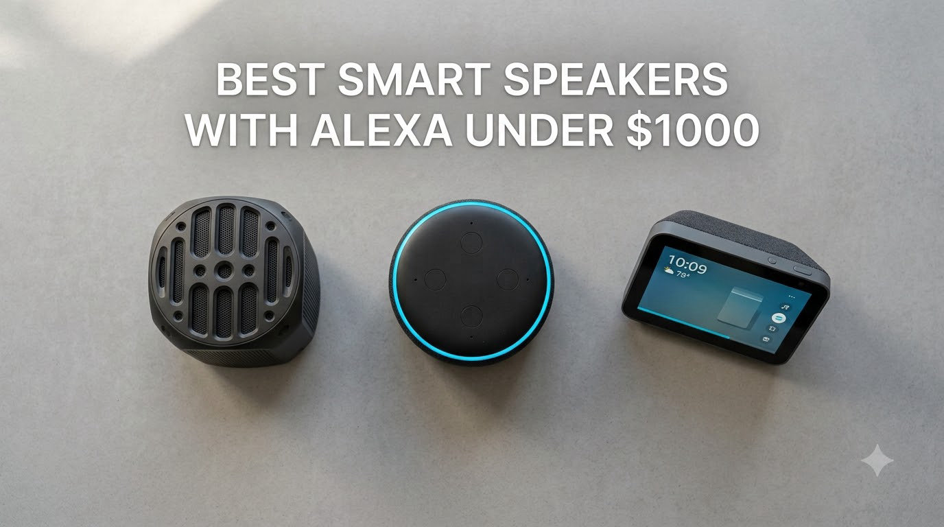 best smart speakers with alexa under $1000