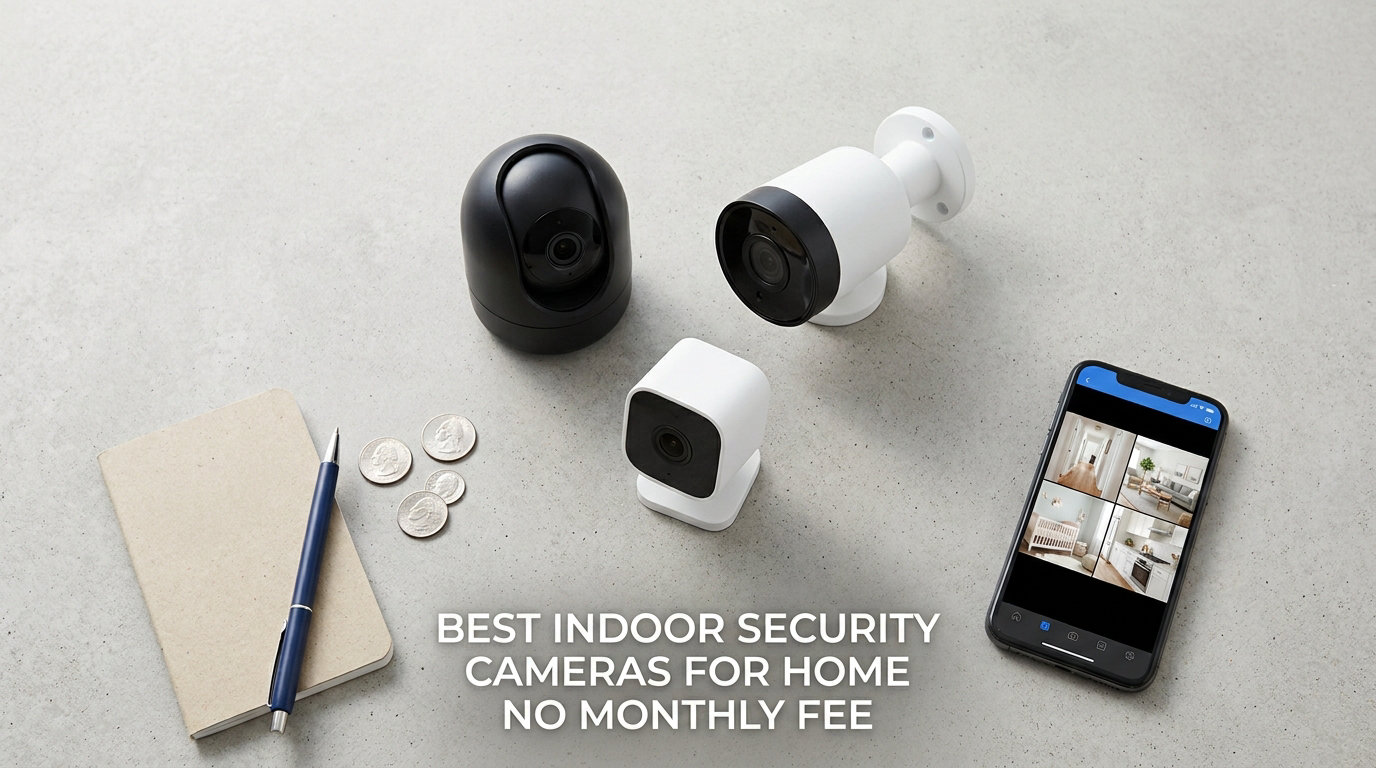 best indoor security cameras for home no monthly fee