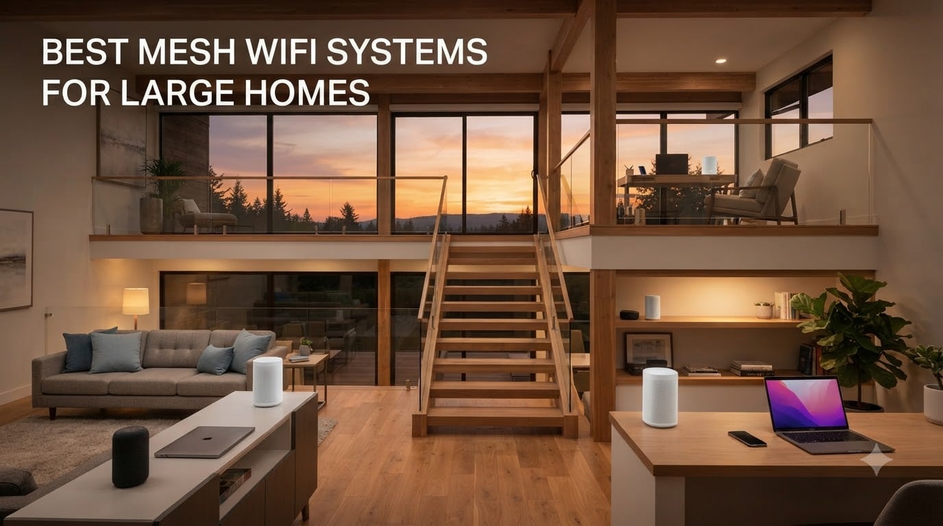best mesh wifi systems for large homes for bad