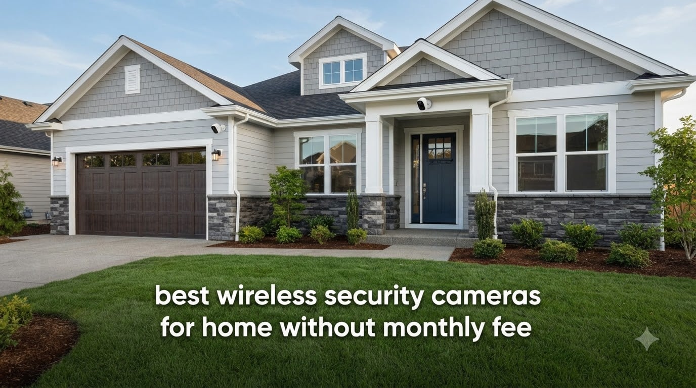 best wireless security cameras for home without monthly fee