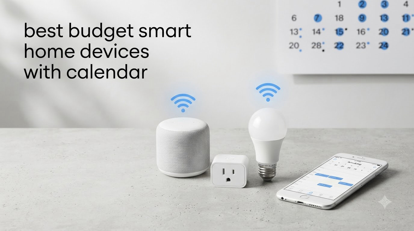 best budget smart home devices with calendar