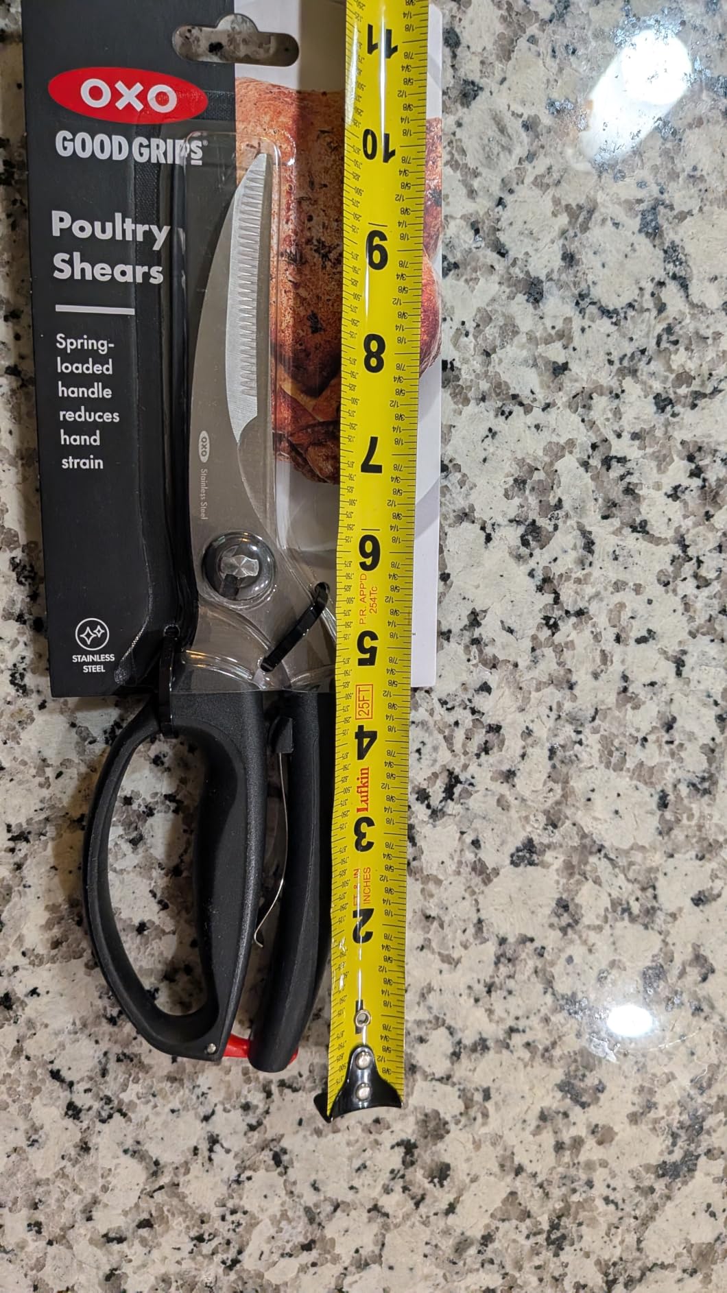 OXO Good Grips Spring-Loaded Poultry Shears, Heavy Duty, Black customer photo 1