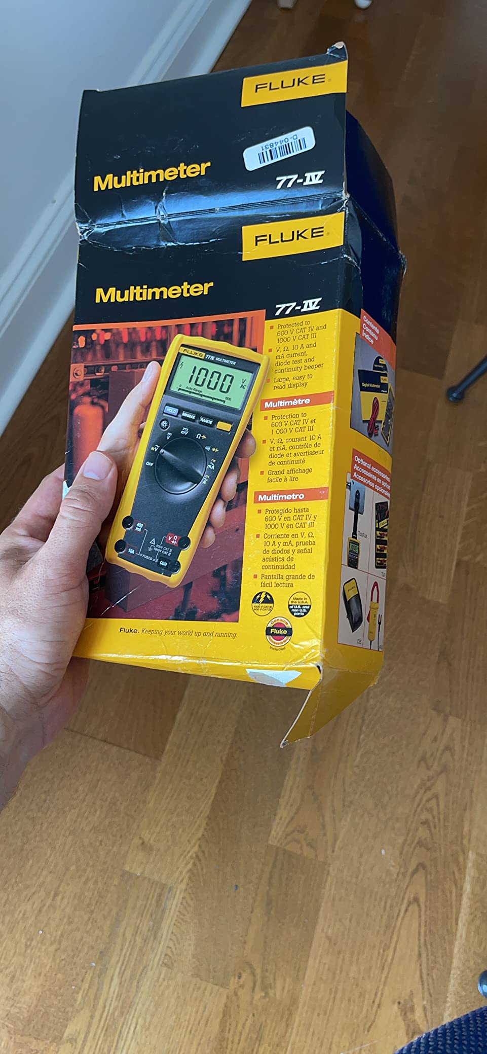 Fluke 77-4 Automotive Digital Multimeter customer photo 1