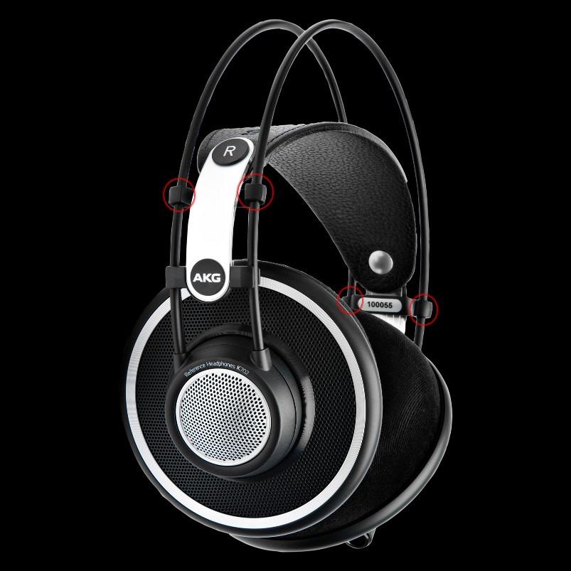 AKG Pro Audio 2458X00190 (K702) Over-Ear, Open-Back, Flat-Wire, Reference Studio Headphones,Black customer photo 2