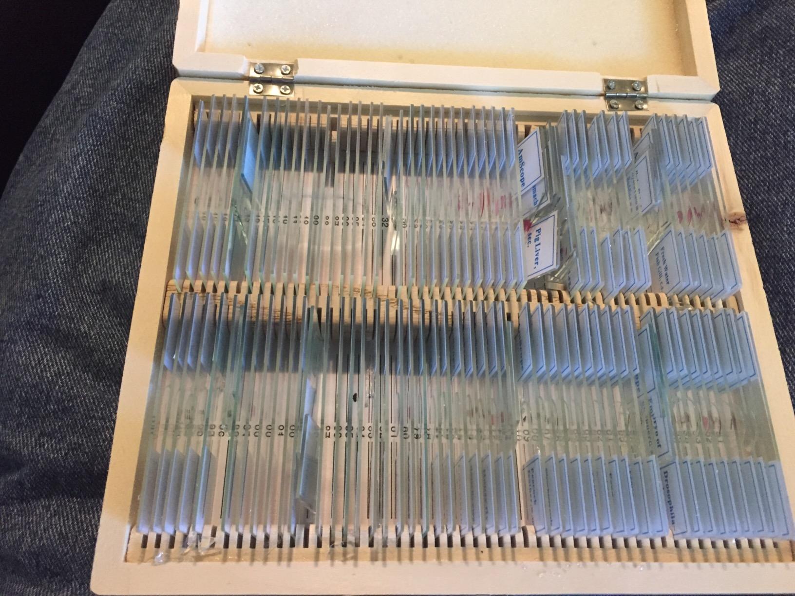 AmScope PS100A Prepared Microscope Slide Set, 100 Slides Set A customer photo 2