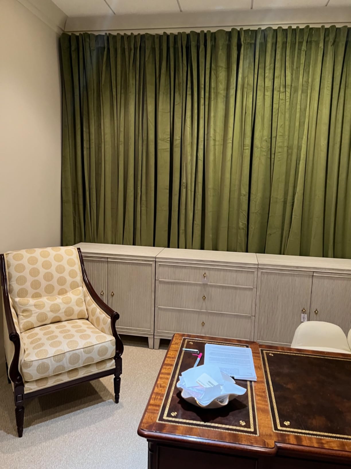 HPD Half Price Drapes Signature Velvet Thermal Blackout Curtains for Living Room 120 Inch Long (1 Panel) Rod Pocket Insulated Blackout Curtains for Bedroom Window Curtains, 100W x 120L, Java customer photo 1