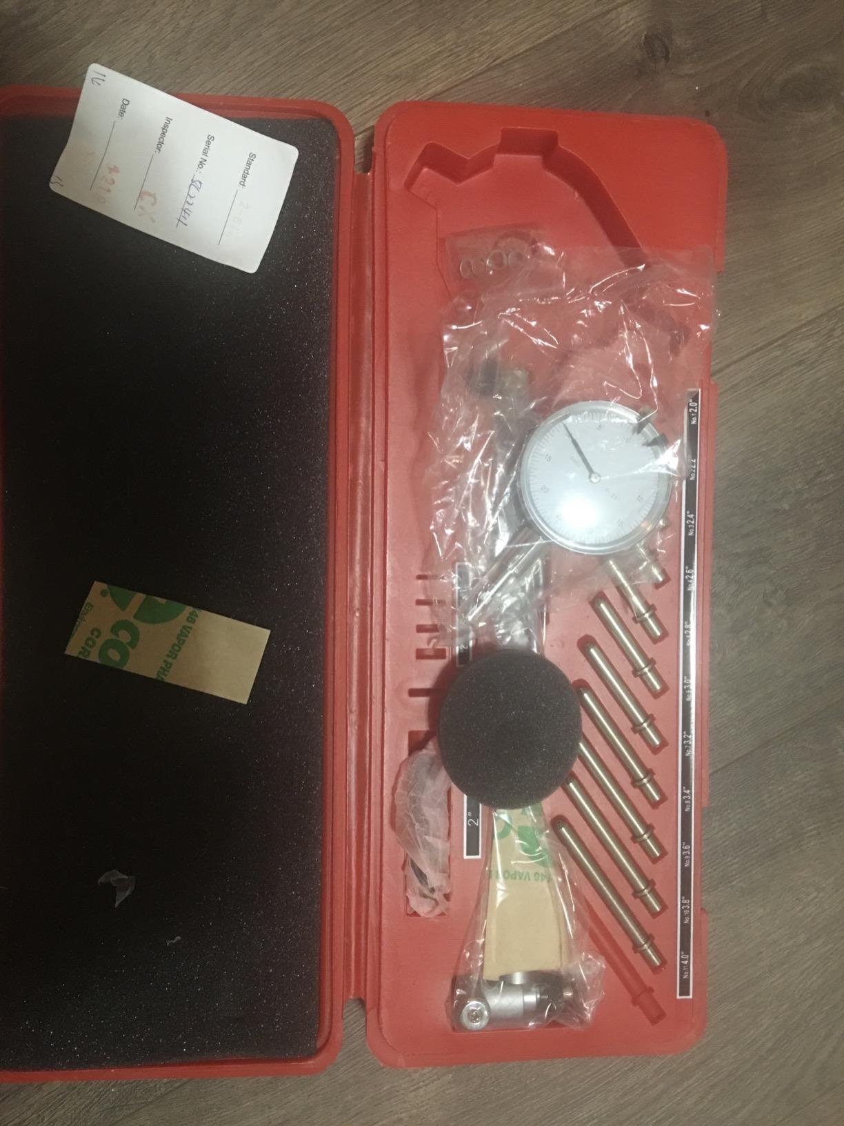 HFS 2-6 inch Dial Bore Gauge Set, 0.0005 inch Graduation, 6 inch Measuring Depth customer photo 1