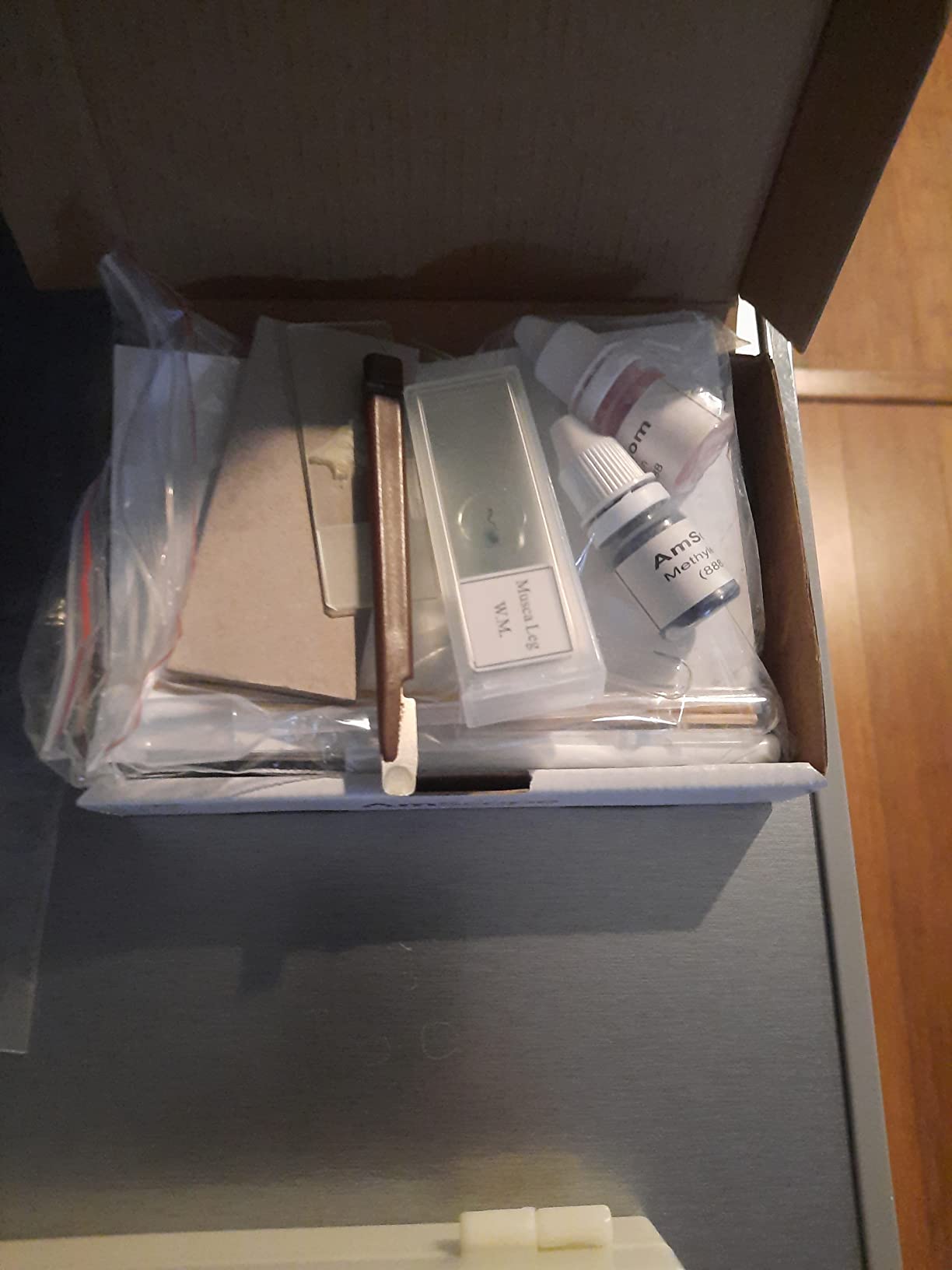 AmScope SP-14 Microscope Slide Preparation Kit - Includes Blank customer photo 2