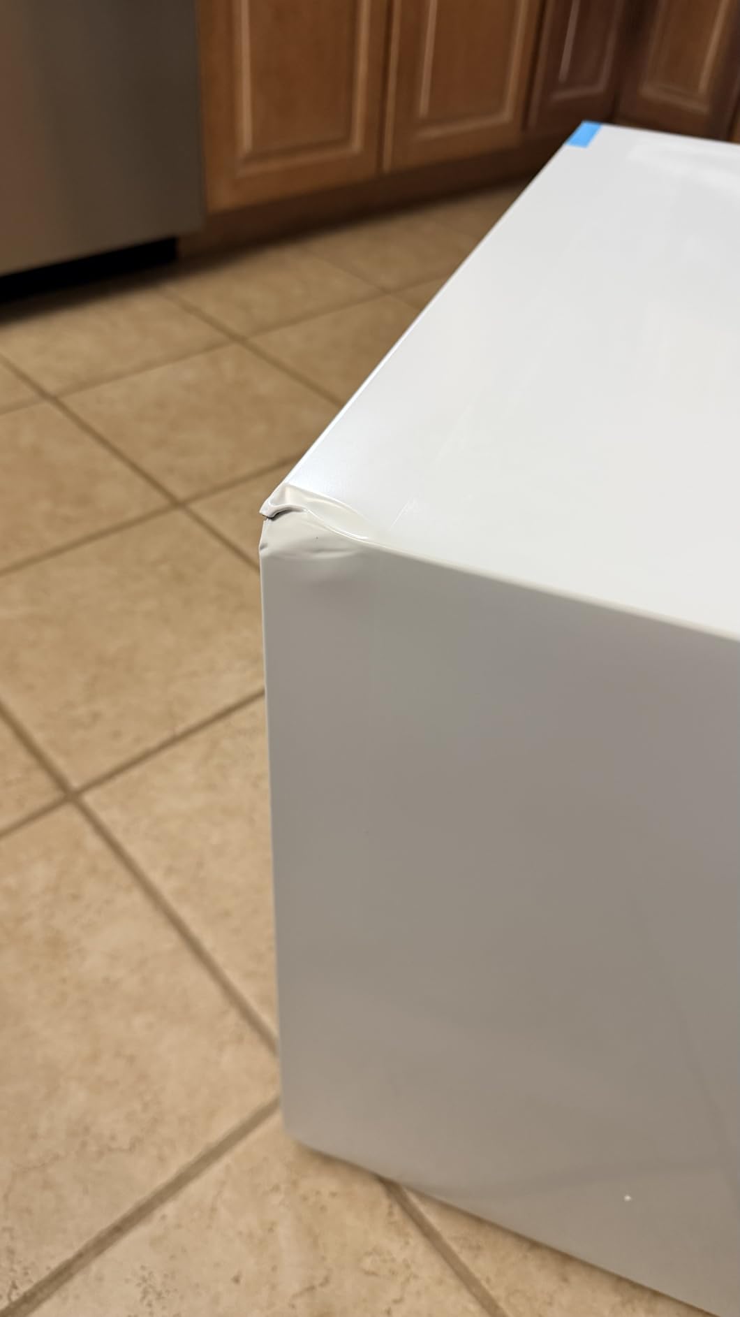 BLACK+DECKER 1.2 Cu. Ft. Compact Upright Freezer, BUFK12W, White customer photo 2