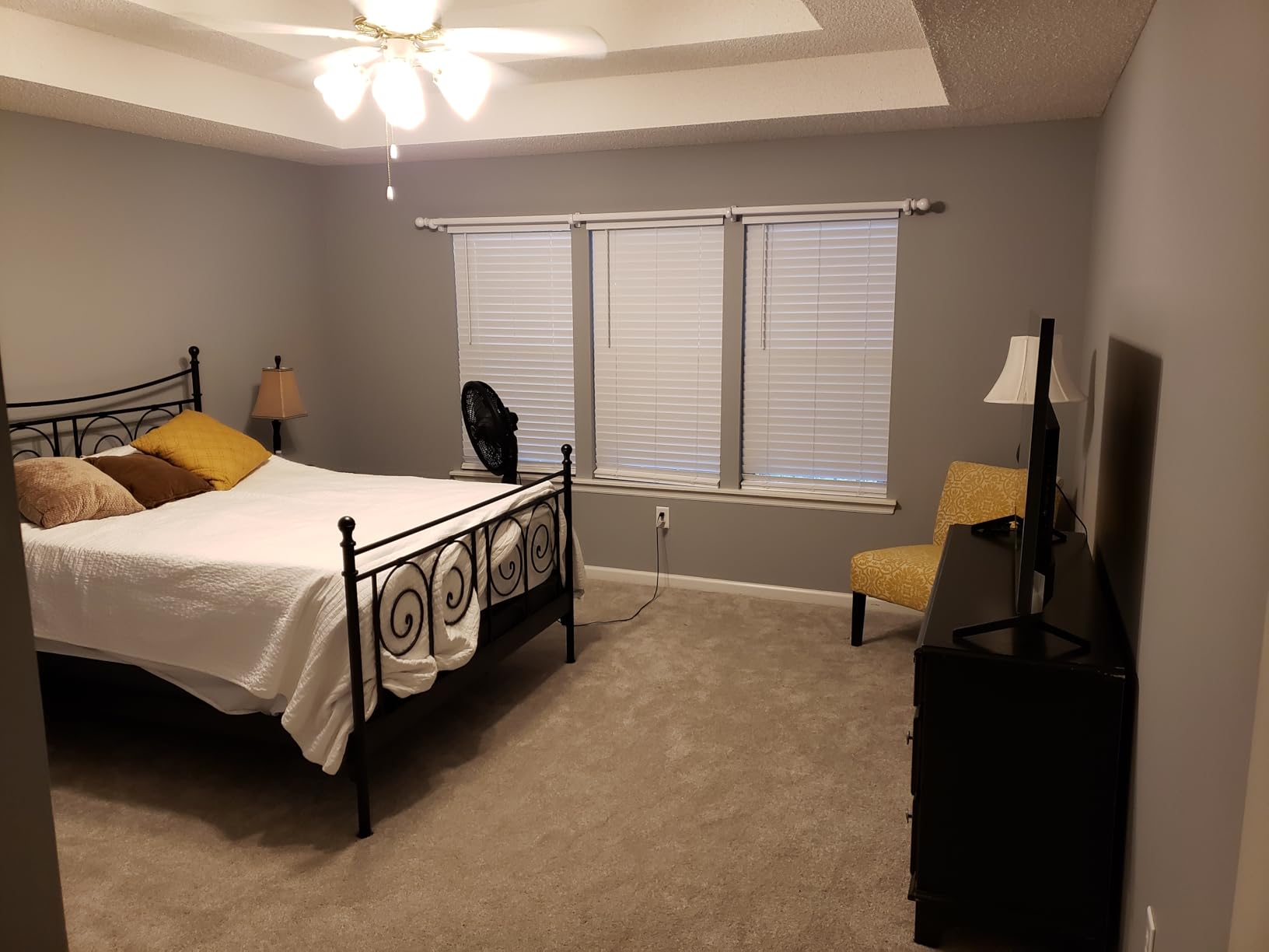 NICETOWN Thermal Insulated 100% Blackout Curtains, Noise Reducing Performance Slider Curtain Panel with Black Lining, Full Light Blocking Patio Door Drapery (1 PC, 100-inch x 84-inch, Biscotti Beige) customer photo 1