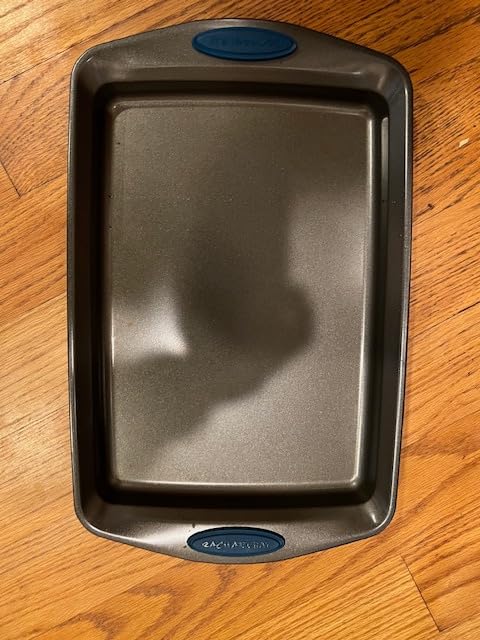 Rachael Ray Nonstick Bakeware Cookie Pan Set, Baking Sheets, 3-Piece, Gray customer photo 1