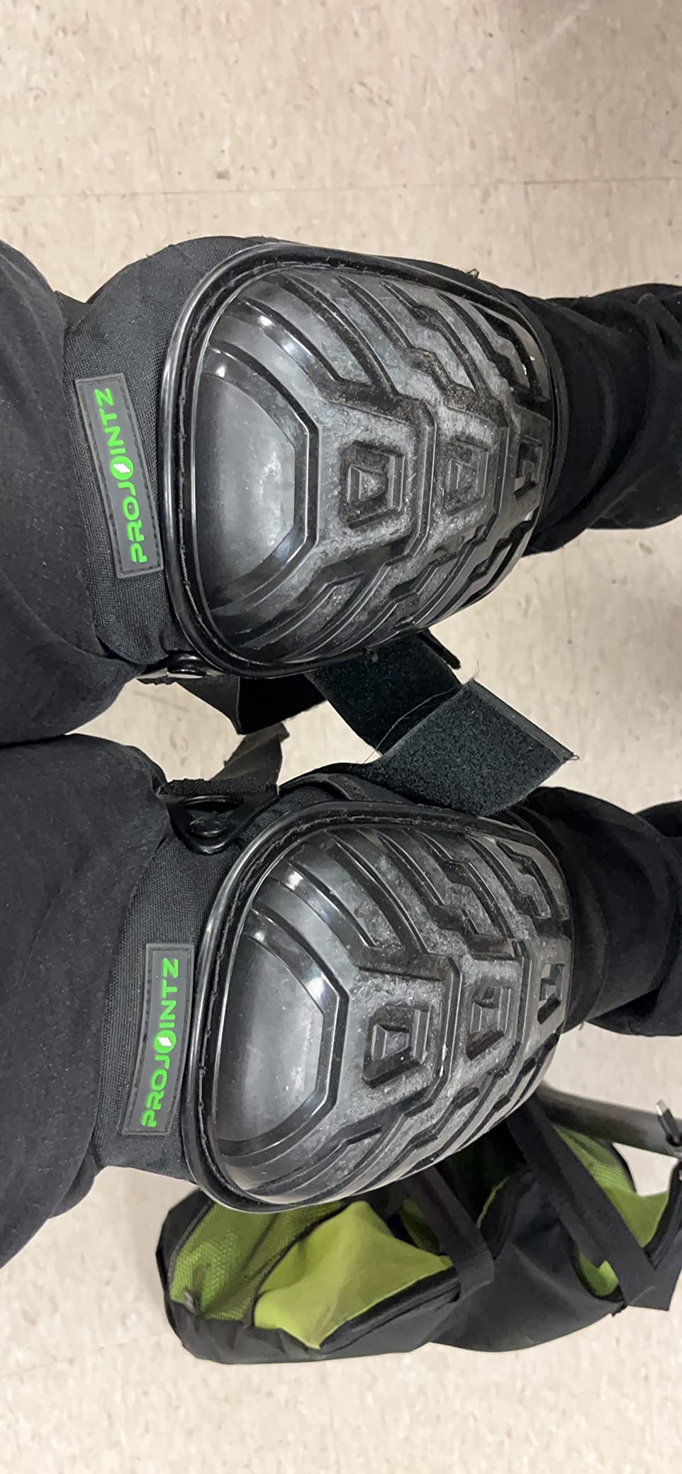 Gel Knee Pads for Work – Heavy Duty Construction Knee Pads With Foam Cushioning - Adjustable, Comfortable Fit For Flooring, Roofing, Gardening customer photo 1