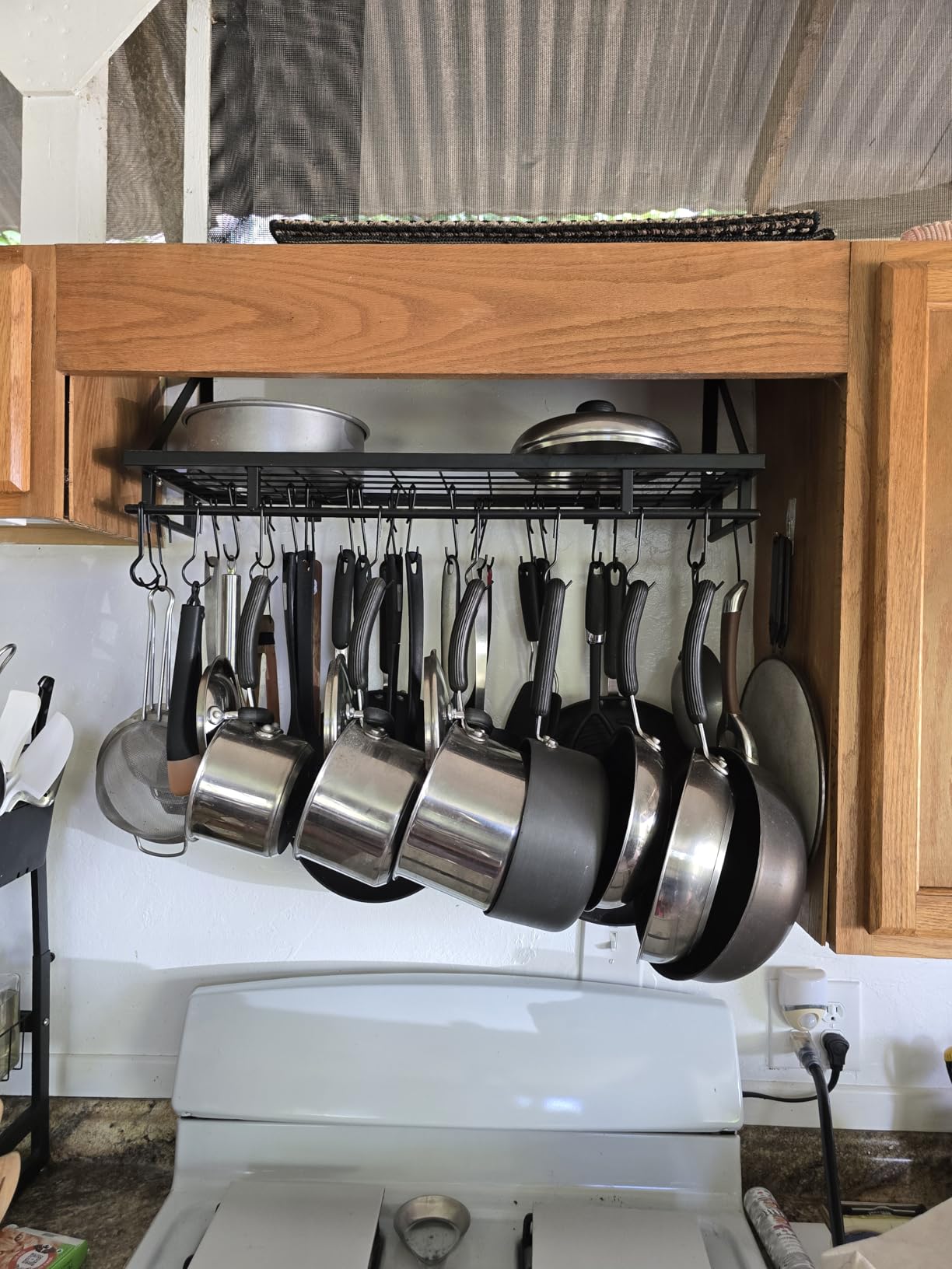 KES 30-Inch Kitchen Pan Pot Rack Wall Mounted, Hanging Storage Organizer customer photo 1