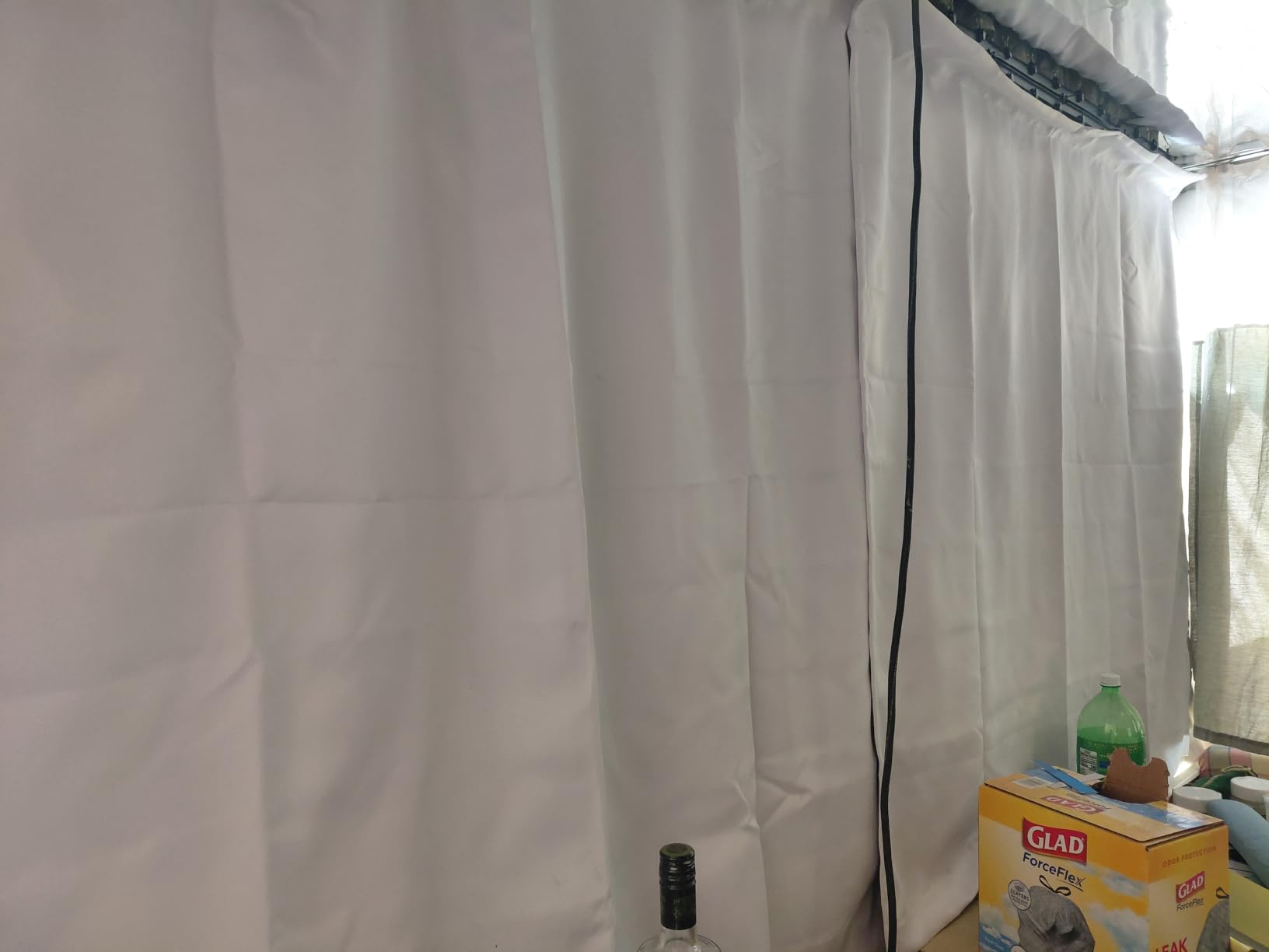 BGment Thermal Insulated 100% Blackout Curtains for Bedroom with Black Liner, Double Layer Full Room Darkening Noise Reducing Rod Pocket Curtain (52 x 63 Inch, Beige, 2 Panels) customer photo 2
