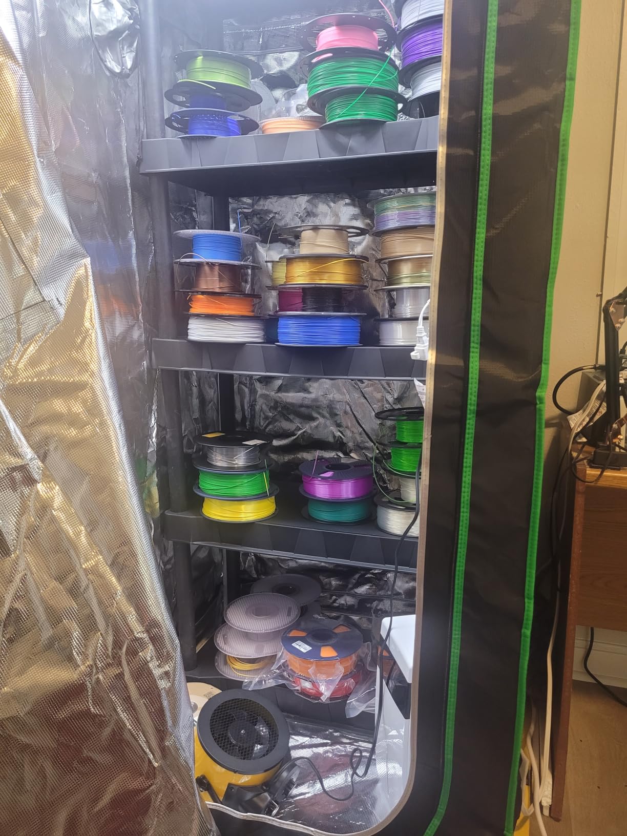 ATOUR 48”x24”x60” Grow Tent, Reflective 600D Mylar,Hydroponic Grow Tent with Observation Window and Floor Tray for Indoor Plant Growing 4’x2’ customer photo 1