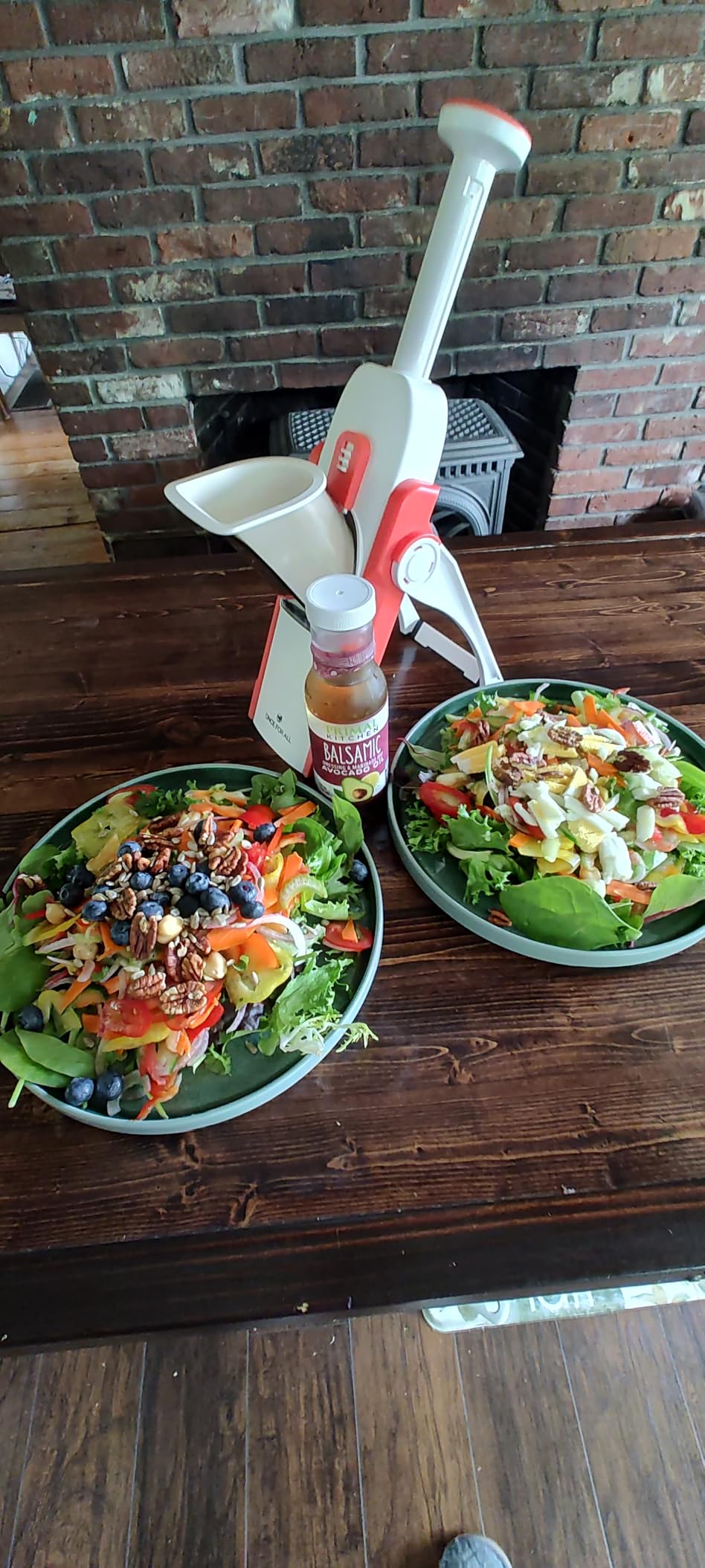ONCE FOR ALL Safe Mandoline Slicer Kitchen, All in 1 Vegetable Slicer, Gray customer photo 1