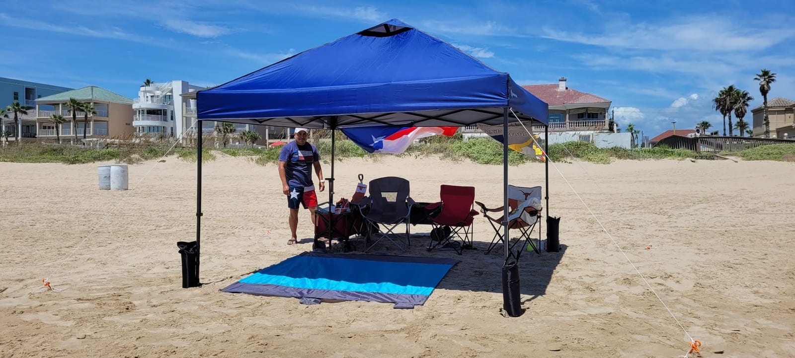 ABCCANOPY 150 LBS Extra Large Canopy Sand Bags, 4-Pack, Black (Without Sand) customer photo 1