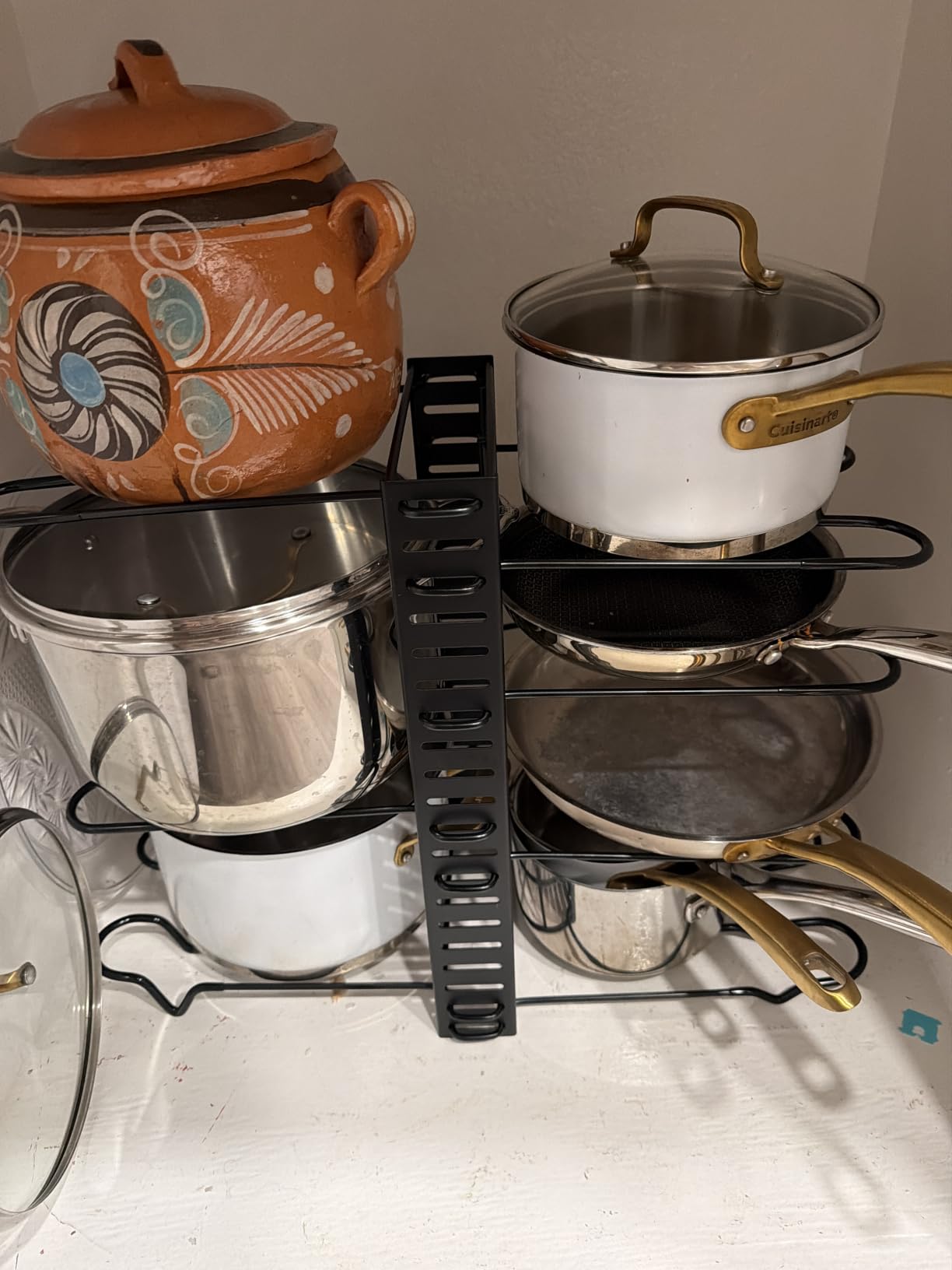 ORDORA Pots and Pans Organizer Under Cabinet 16.6