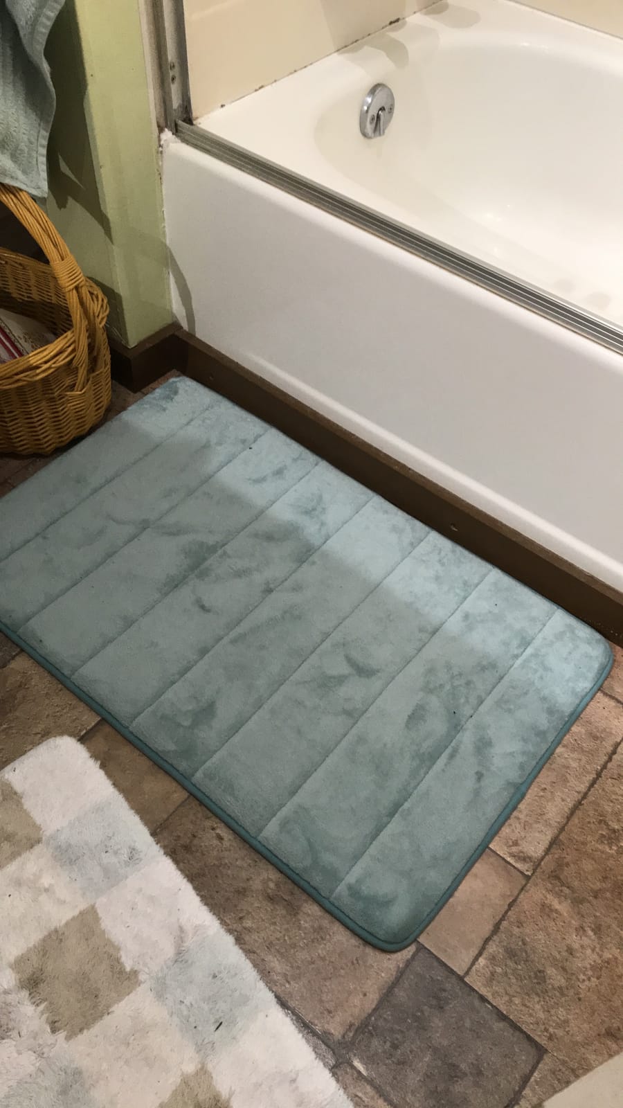 ROSMARUS Memory Foam Bath Mat, 20''x32'', Ltbrown customer photo 2