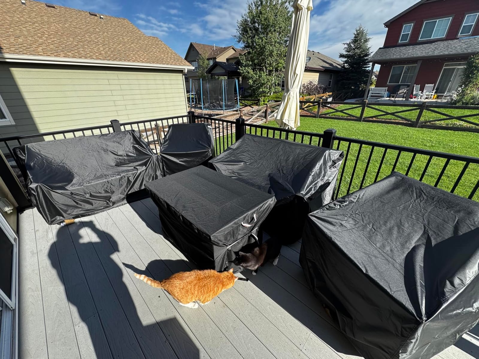 Mrrihand 2-Seater Outdoor Patio Sofa Cover Waterproof 60