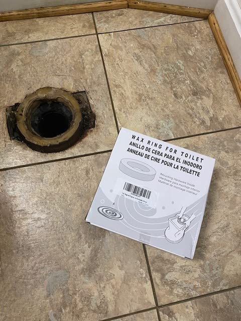 MENNTY Toilet Flange with Wax Ring Kit for 3 or 4 Inch Pipes customer photo 2