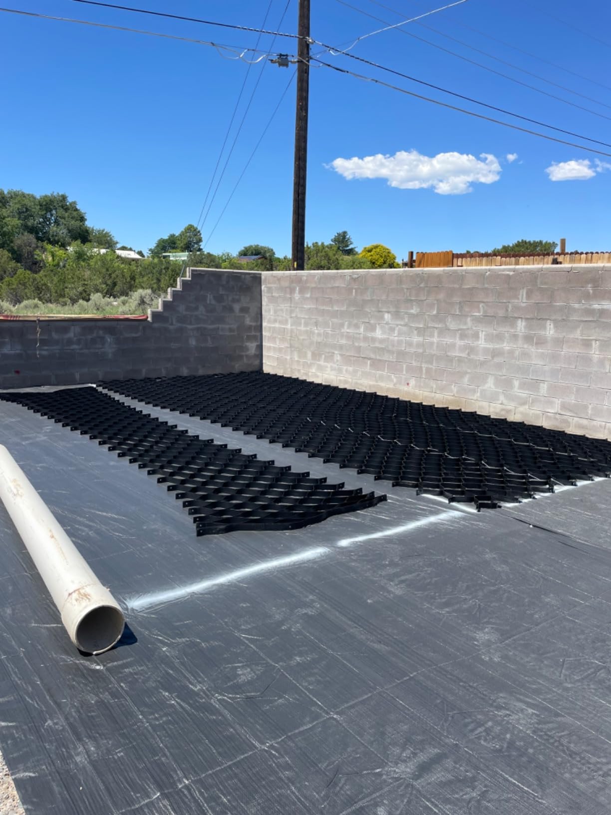 VEVOR Ground Grid 27 ft x 4 ft, 1885 lbs per Sq Ft Load Geo Grid, 2
