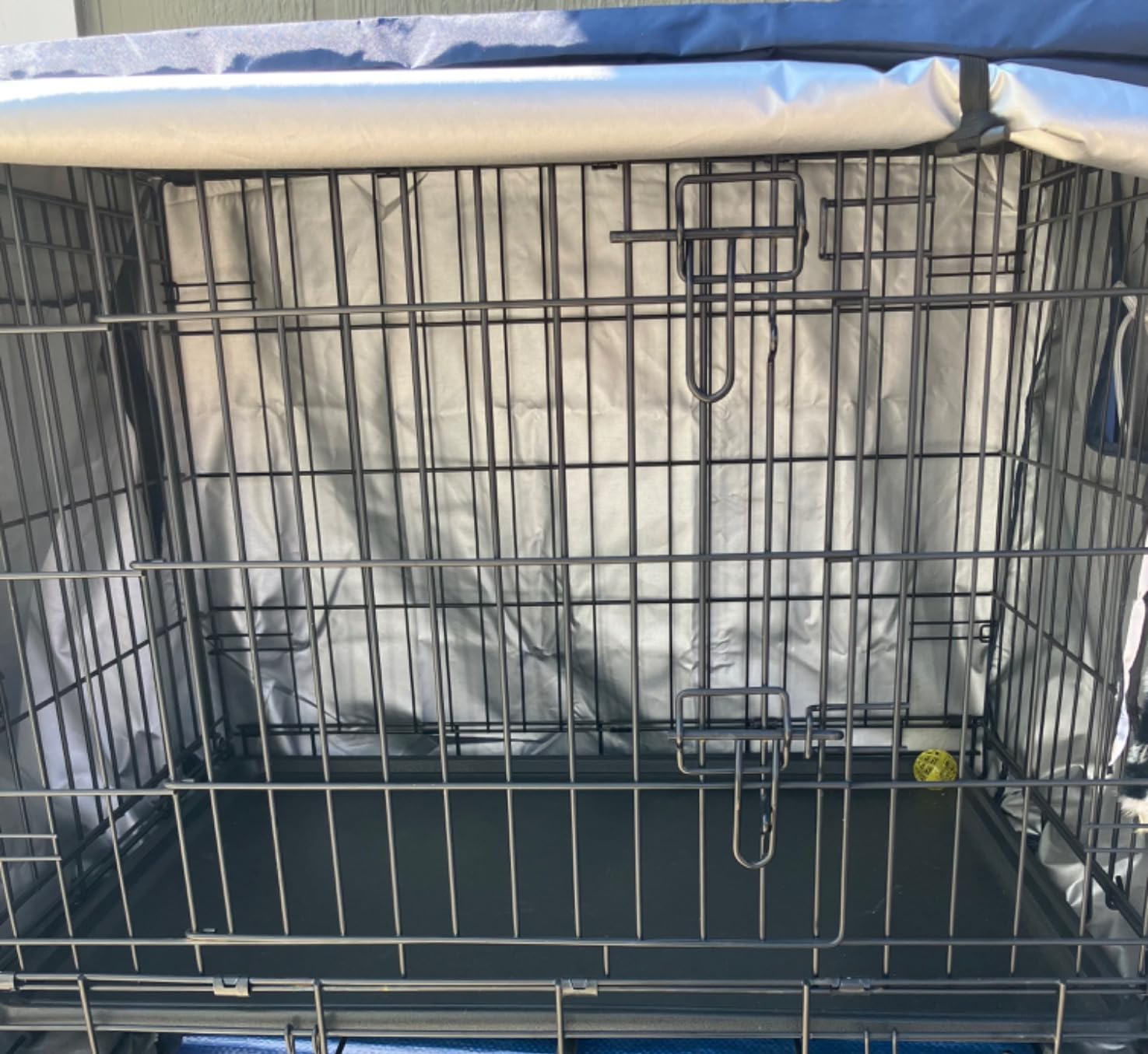 kefit Dog Crate Cover, Privacy & Light-Blocking Cover for Wire Dog Kennel/Cage, Fits Standard 54