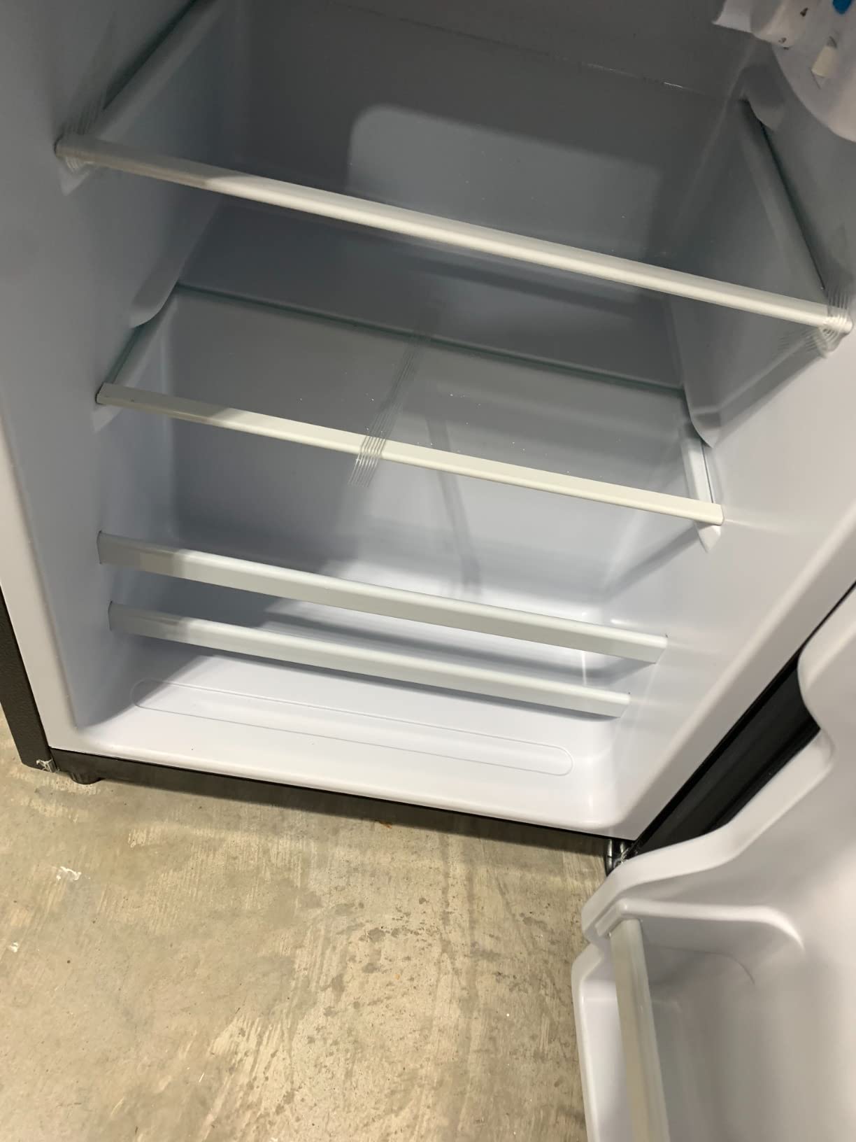 KRIB BLING Mini Fridge with Freezer on Top, 3.5 Cu.Ft Compact Refrigerator with 7 Levels Adjustable Thermostat, Small Refrigerator for Dorm, Office, Apartment, Silver customer photo 2