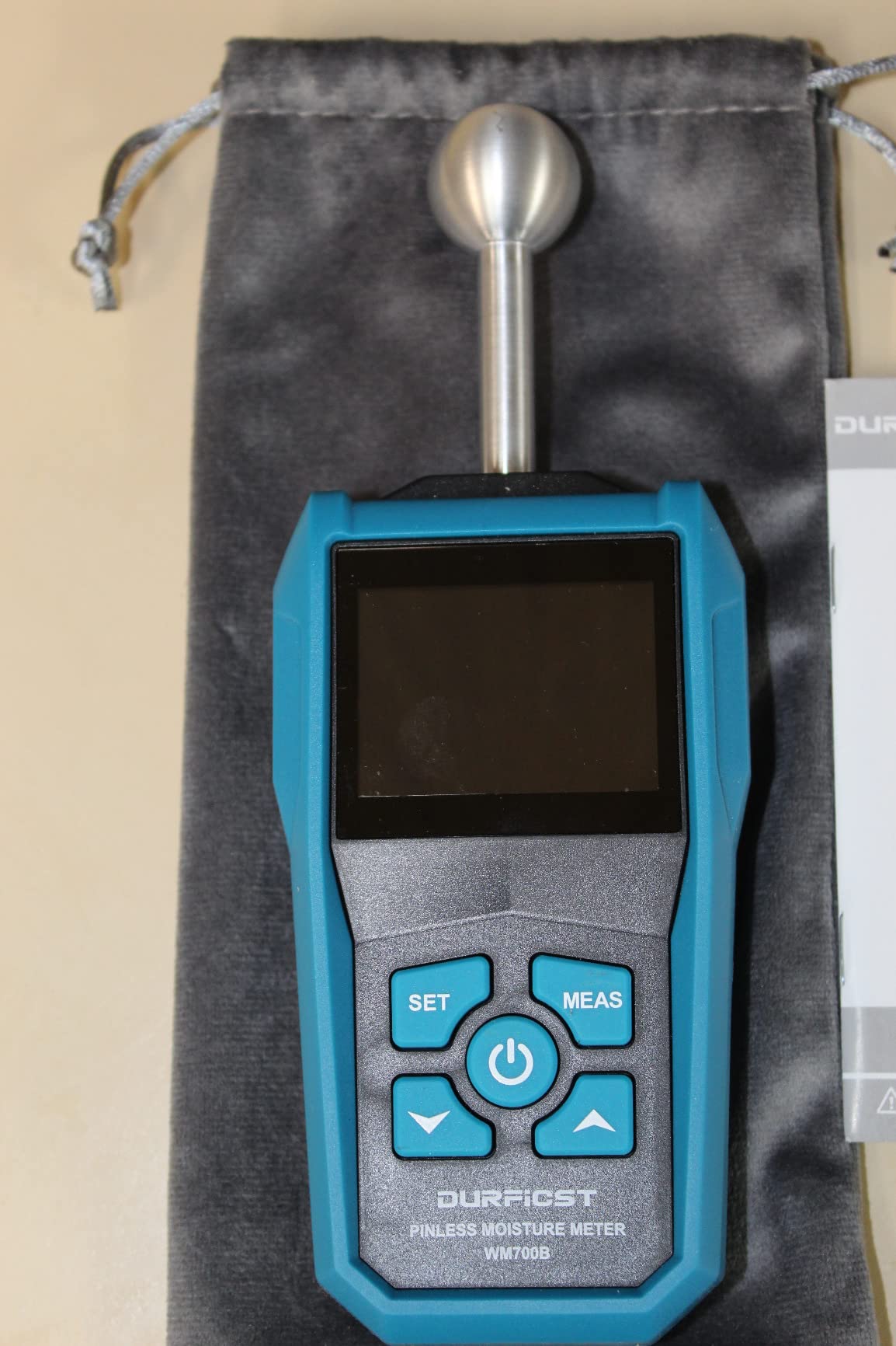 DURFICST Pinless Moisture Meter, Moisture Reader for Plaster Walls, Masonry, Concrete, Drywall, Wood customer photo 1