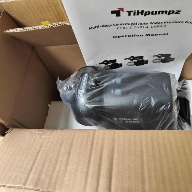 CHB Multistage Centrifugal Water Booster Pump for Whole House – 2/3HP, 110V/60Hz, Max Flow 78 GPM, High Flow for Multiple Bathrooms, Commercial & Farm Use(CHB2-3) customer photo 1