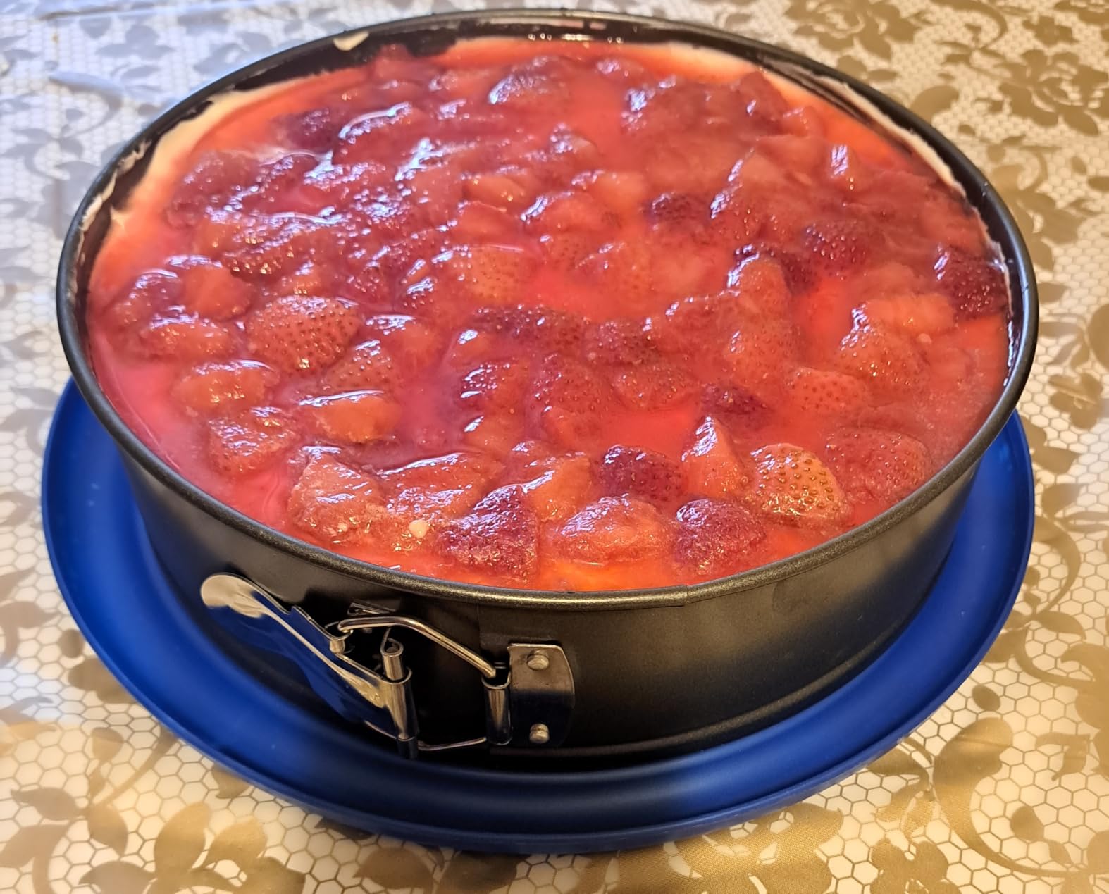Spring Form Pan for Cheesecake, 9 Inch with Leakproof Silicone Sleeve customer photo 1