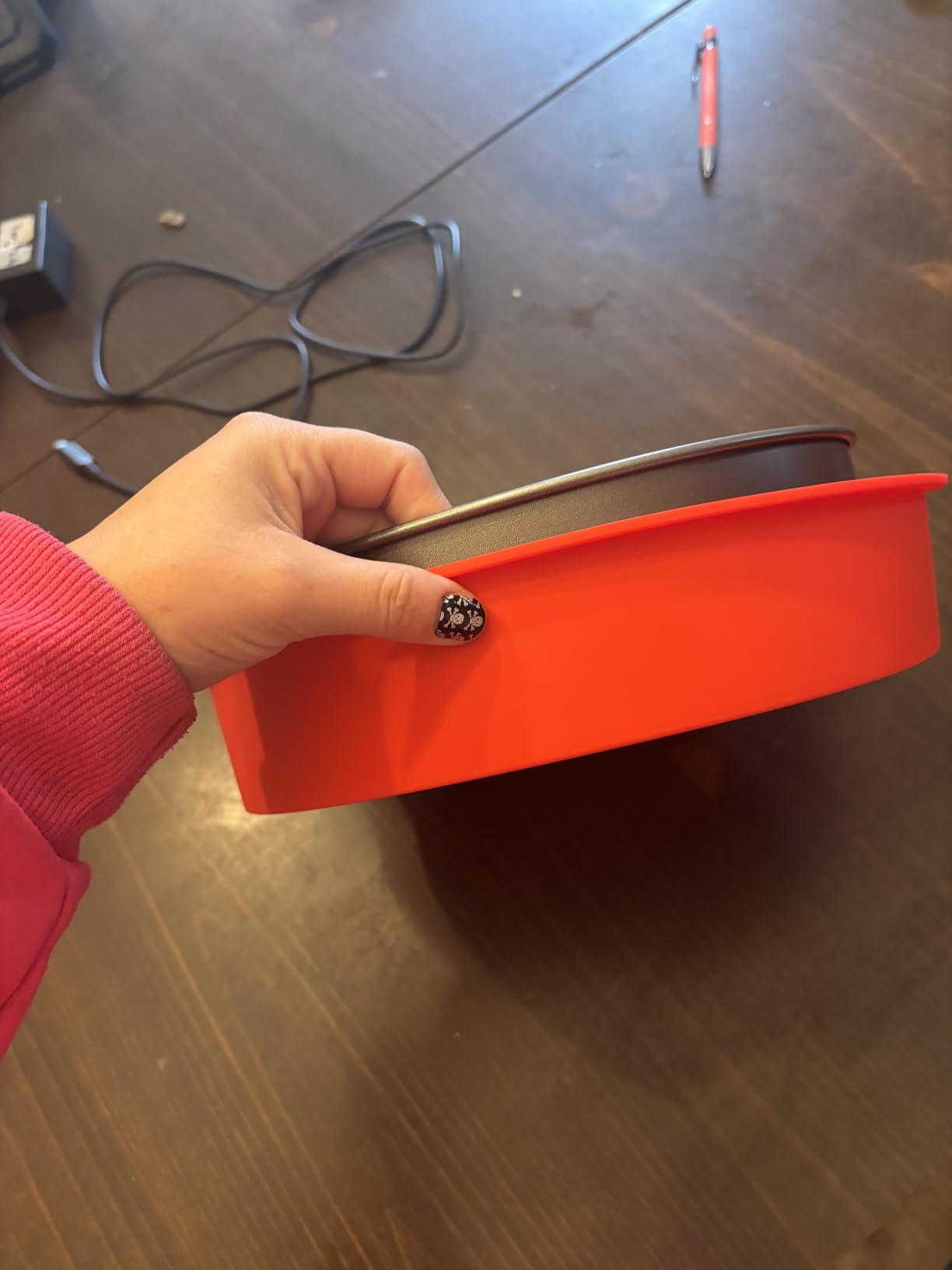Spring Form Pan for Cheesecake, 9 Inch with Leakproof Silicone Sleeve customer photo 2