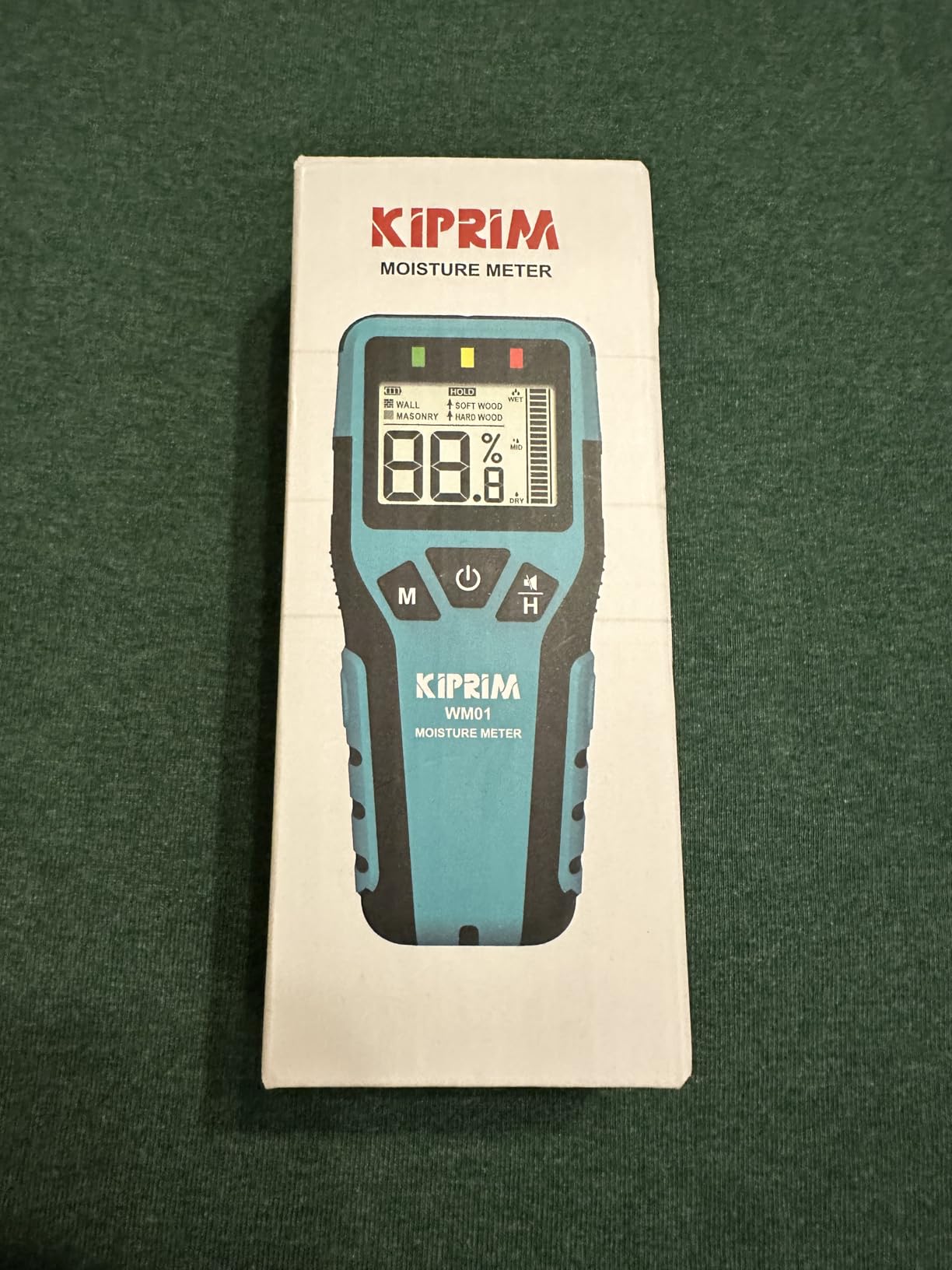 Kiprim WM01 Non-Destructive Pinless Moisture Tester for Wood, Floors, Walls customer photo 1