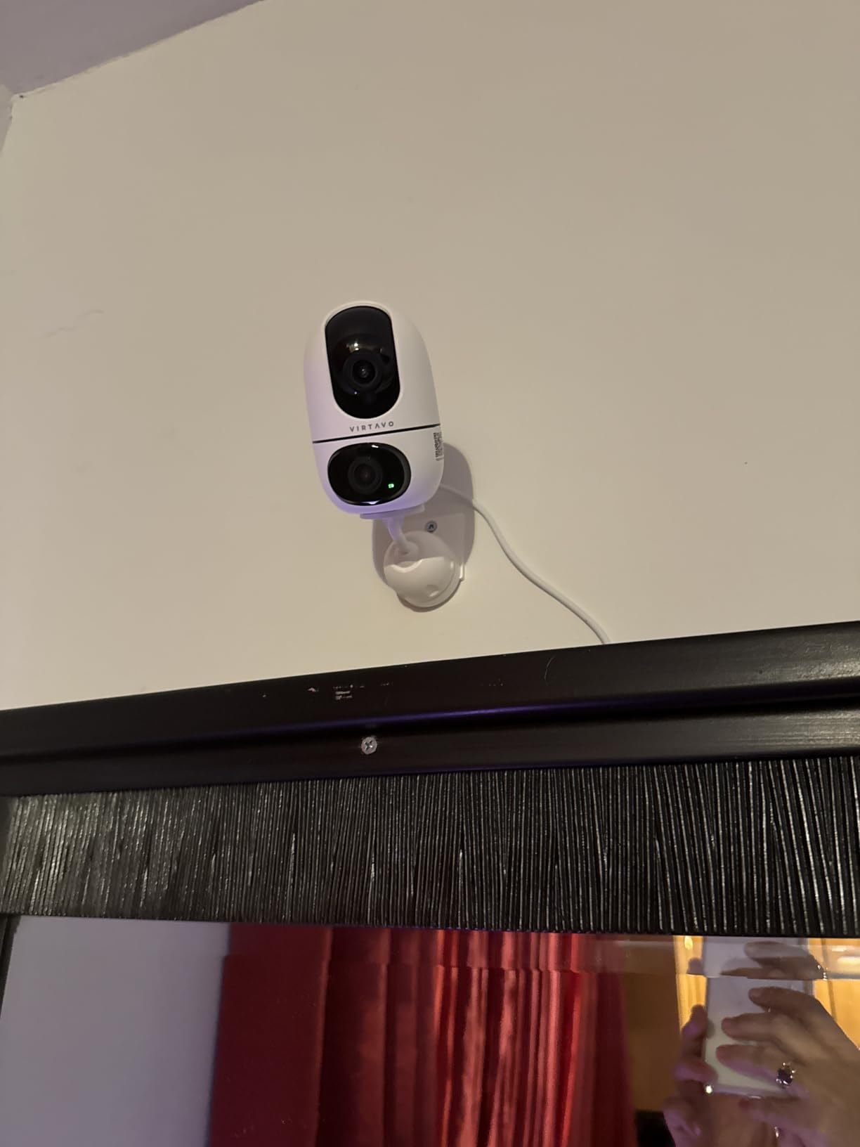 VIRTAVO Pet Camera Indoor No Subscription, for Dog Cat Baby, 360° PTZ customer photo 1