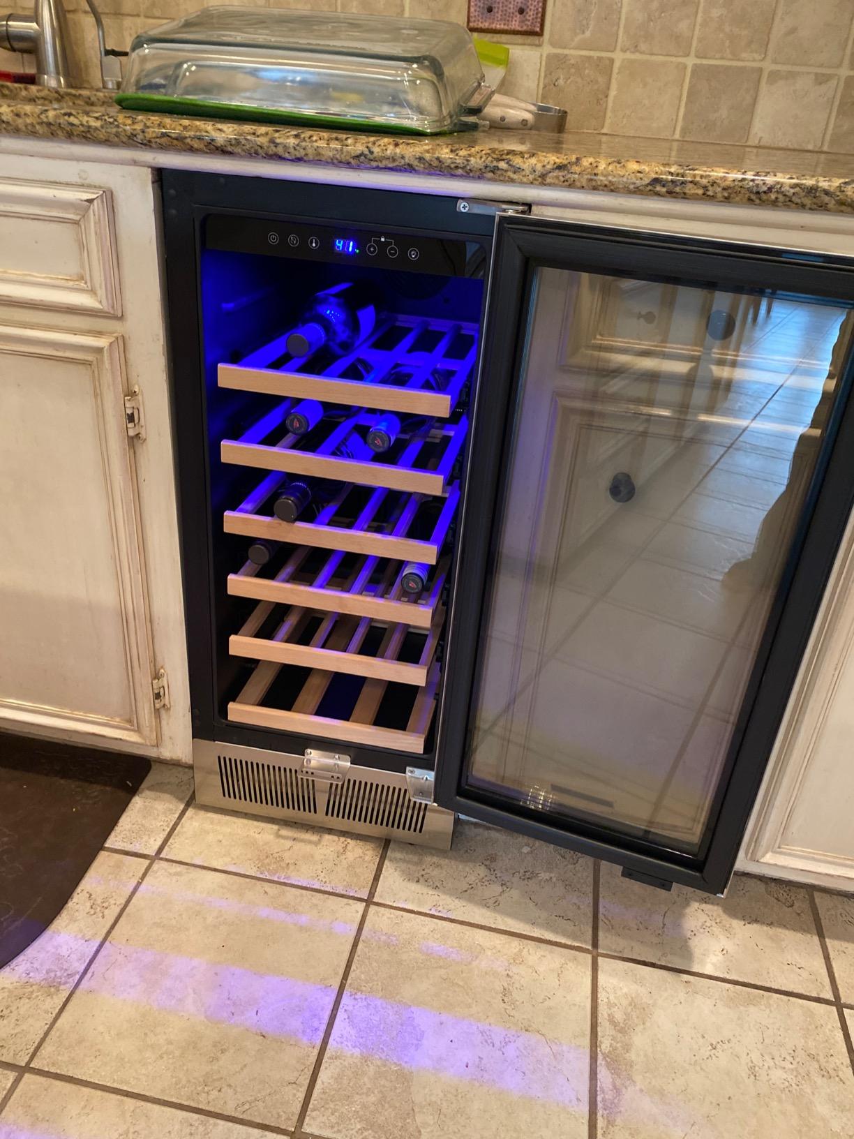 BODEGA COOLER 24 Inch Wine Cooler, 56 Bottle Dual Zone Wine Fridge for Bar customer photo 2