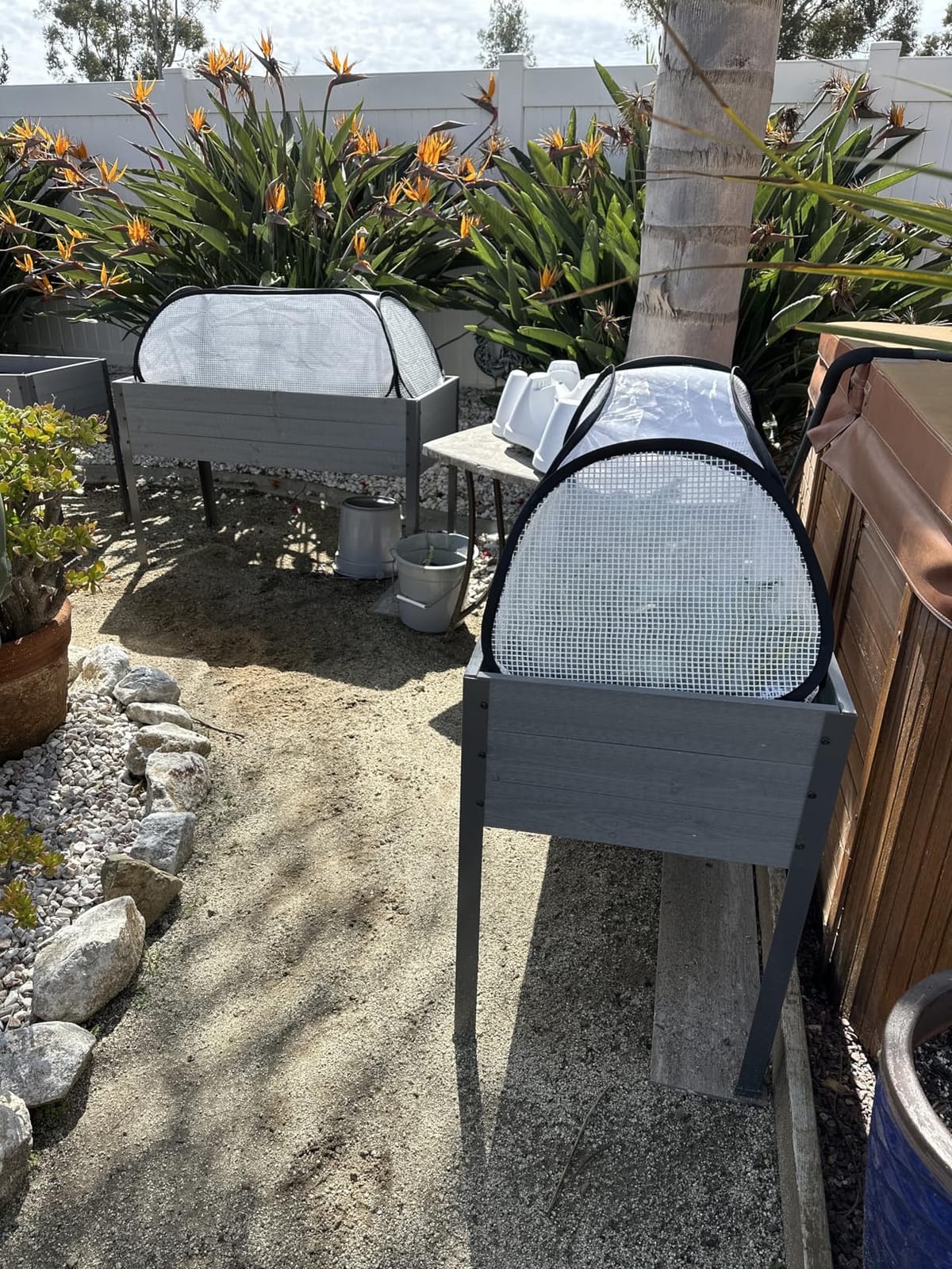 2 Pack Garden Covers for Raised Beds, 45