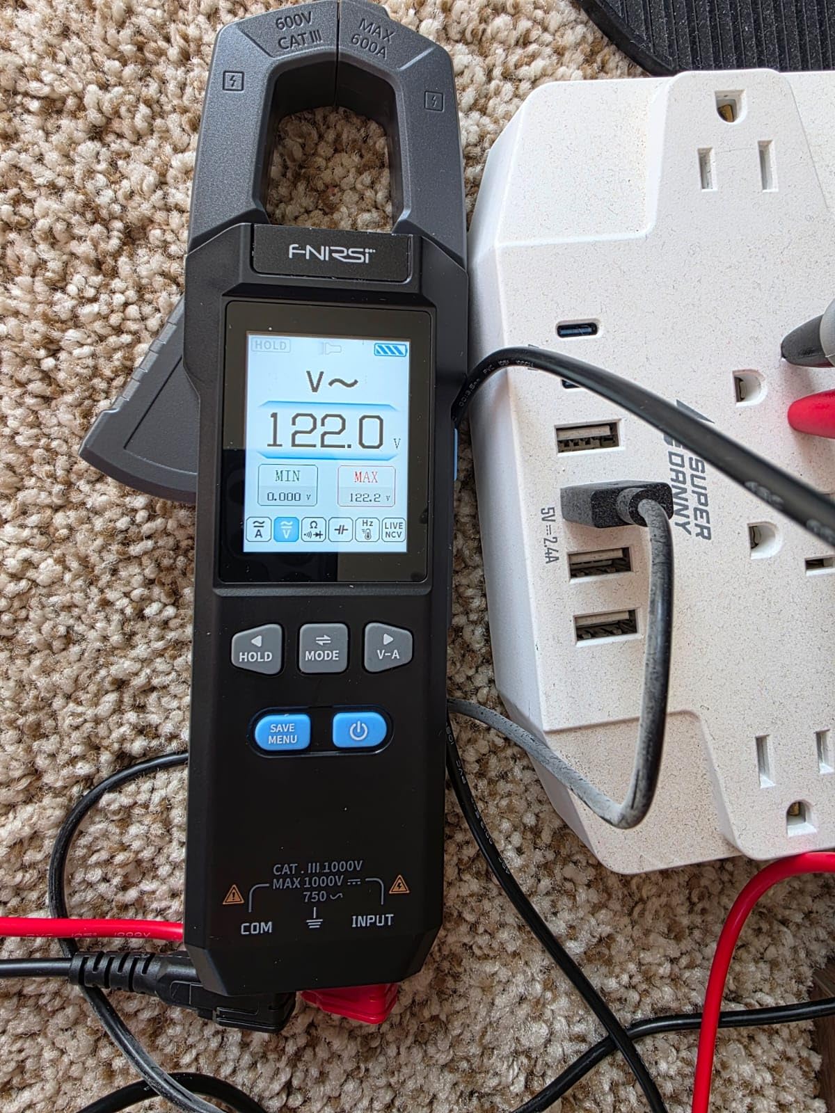 FNIRSI DMC-100 Clamp Meter 9999 Counts TRMS, 600A AC/DC Amp Meter customer photo 2