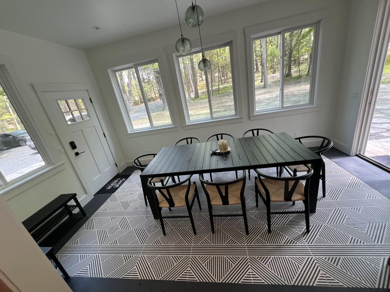 Crestlive Outdoor Dining Table for 8, 83