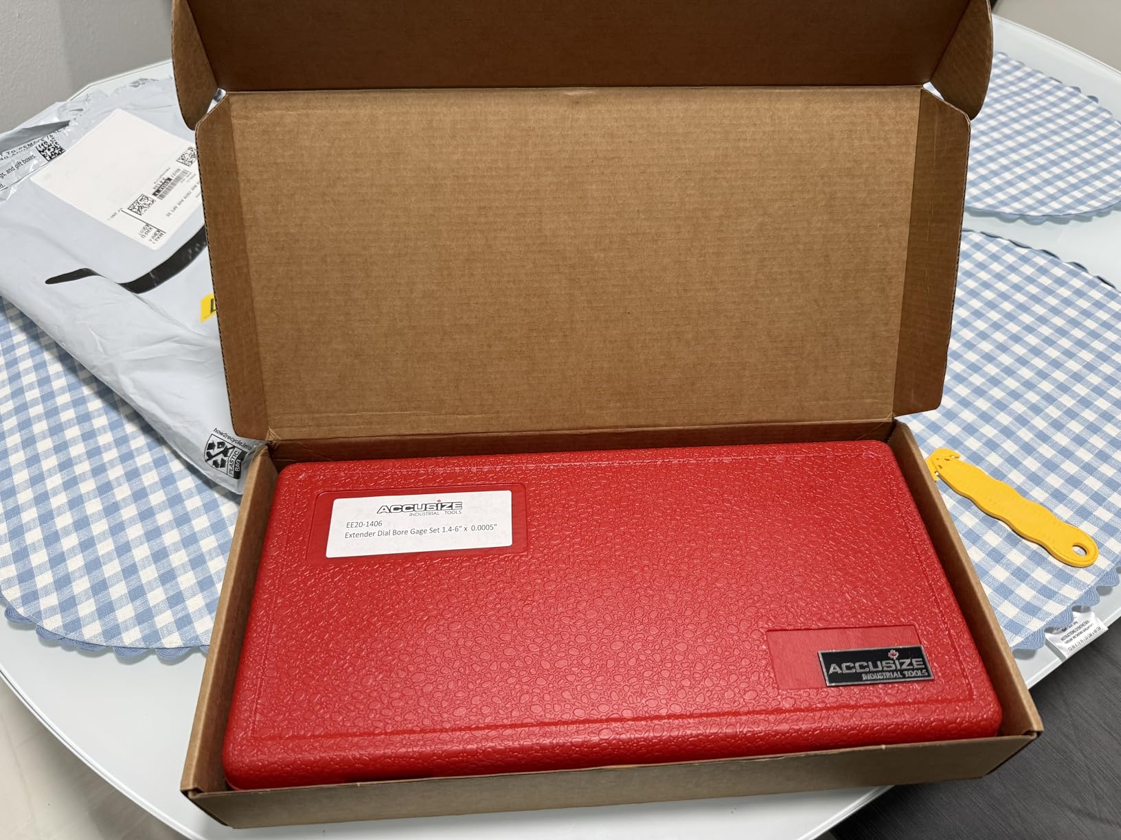 Accusize Dial Bore Gauge Set, 1.4-6 in Range, 0.0001 in Grad. customer photo 1