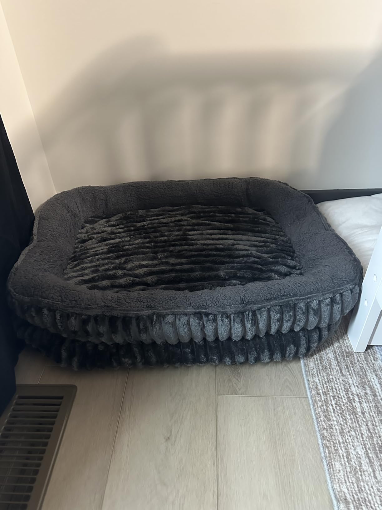 Orthopedic Dog Bed for Puppy,Extra Small Dogs Breeds,Oval Cat Bed,High Density Egg Crate Foam Dog Sofa Beds,Pet Couch Bed with Four Sided Bolster,Removable Washable Cover&Non-Slip Bottom customer photo 2