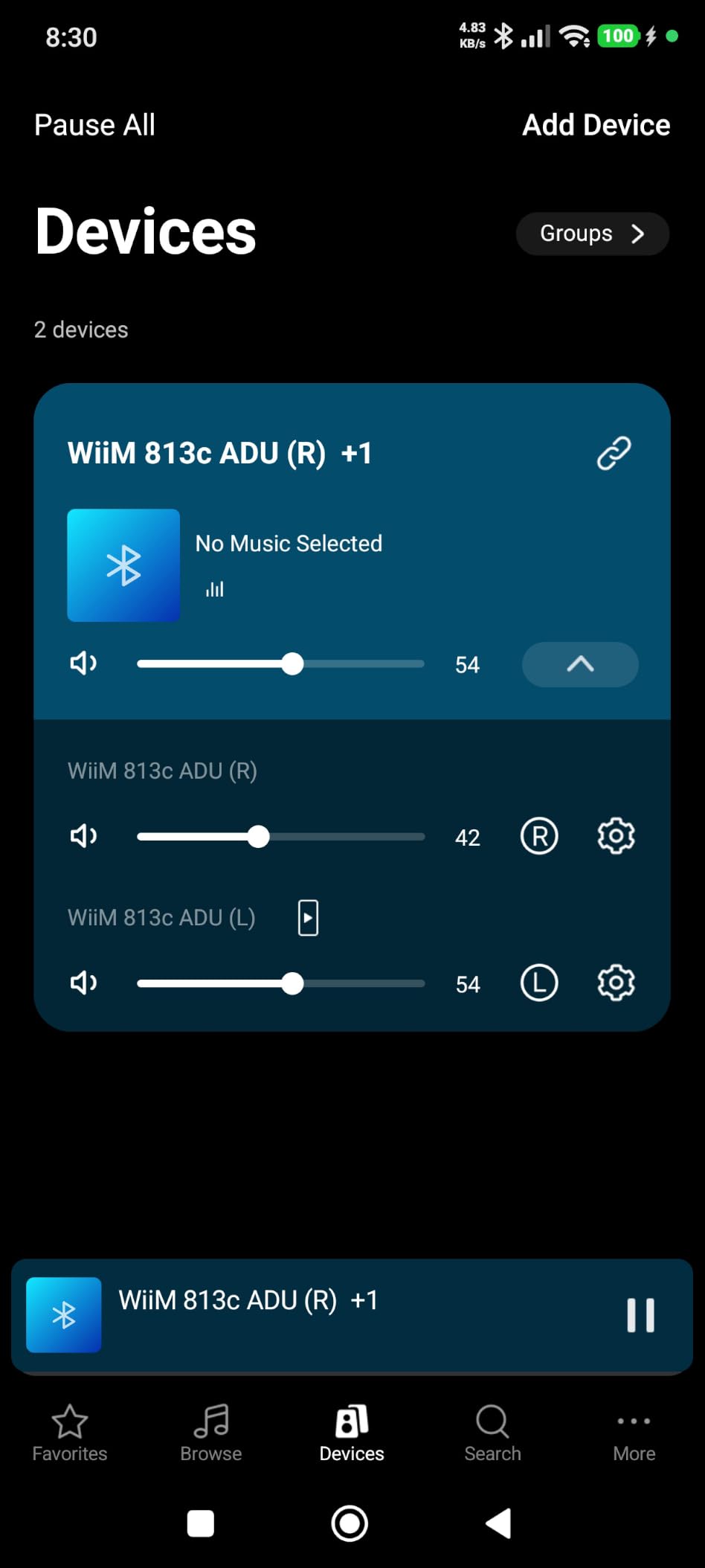 WiiM Sound Smart Speaker with Hi-Res Audio, WiFi and Touchscreen, Black customer photo 2