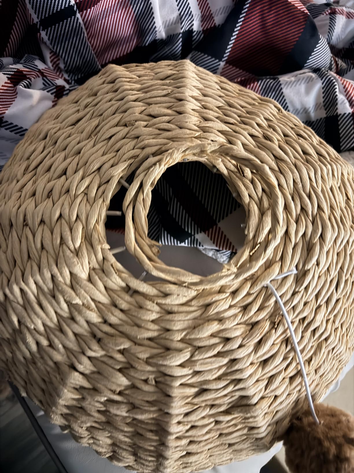 PAWZ Road Modern Cat Tree with Real Wood&Wicker Basket for Large Cats Brown customer photo 1